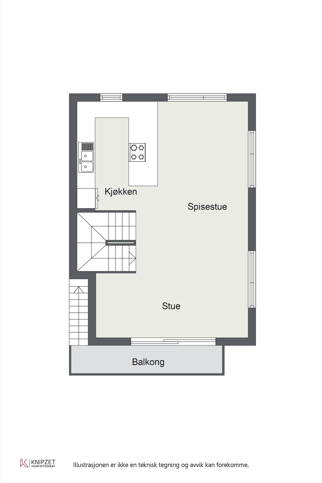 Plantegning 2. etasje. Galleribilde