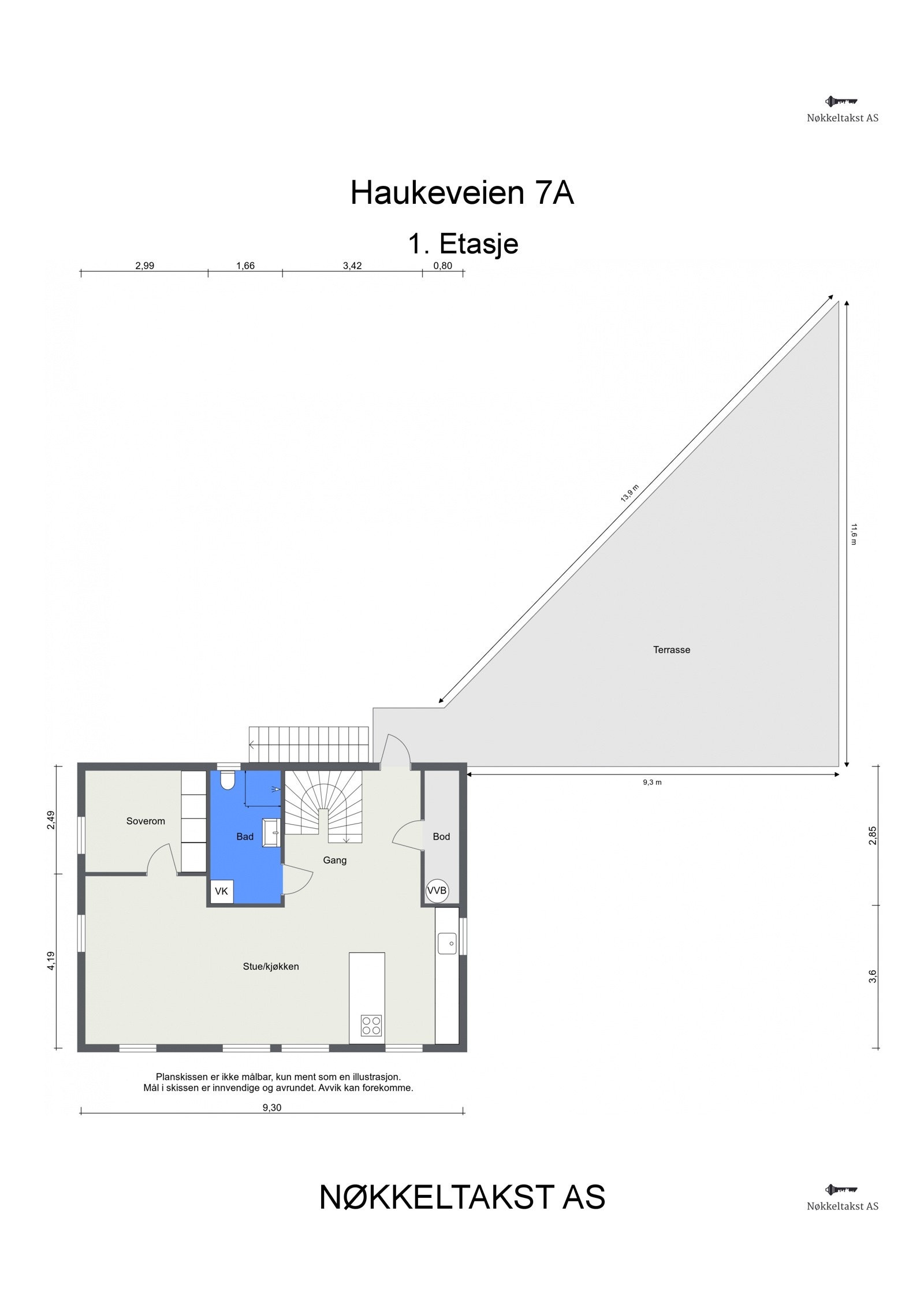 Plantegning - 1. Etasje Galleribilde