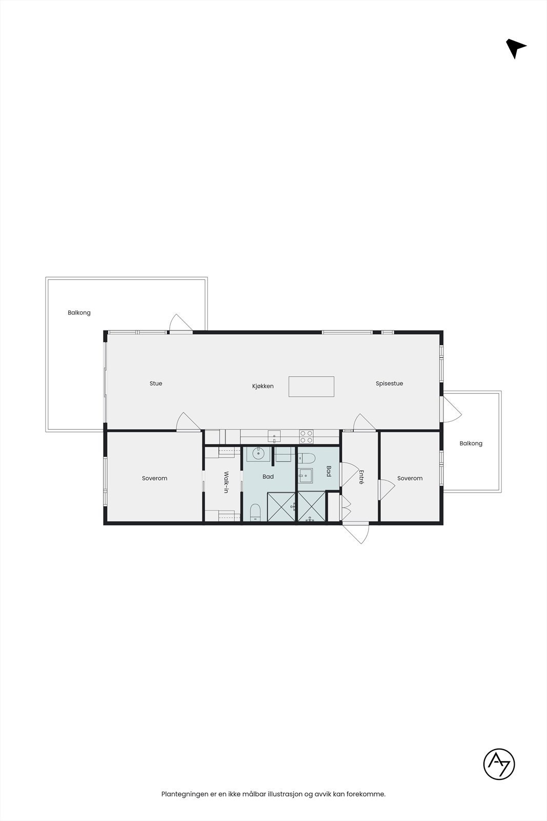 Plantegning. Galleribilde