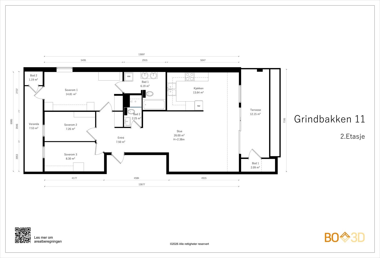 Plantegning. Galleribilde
