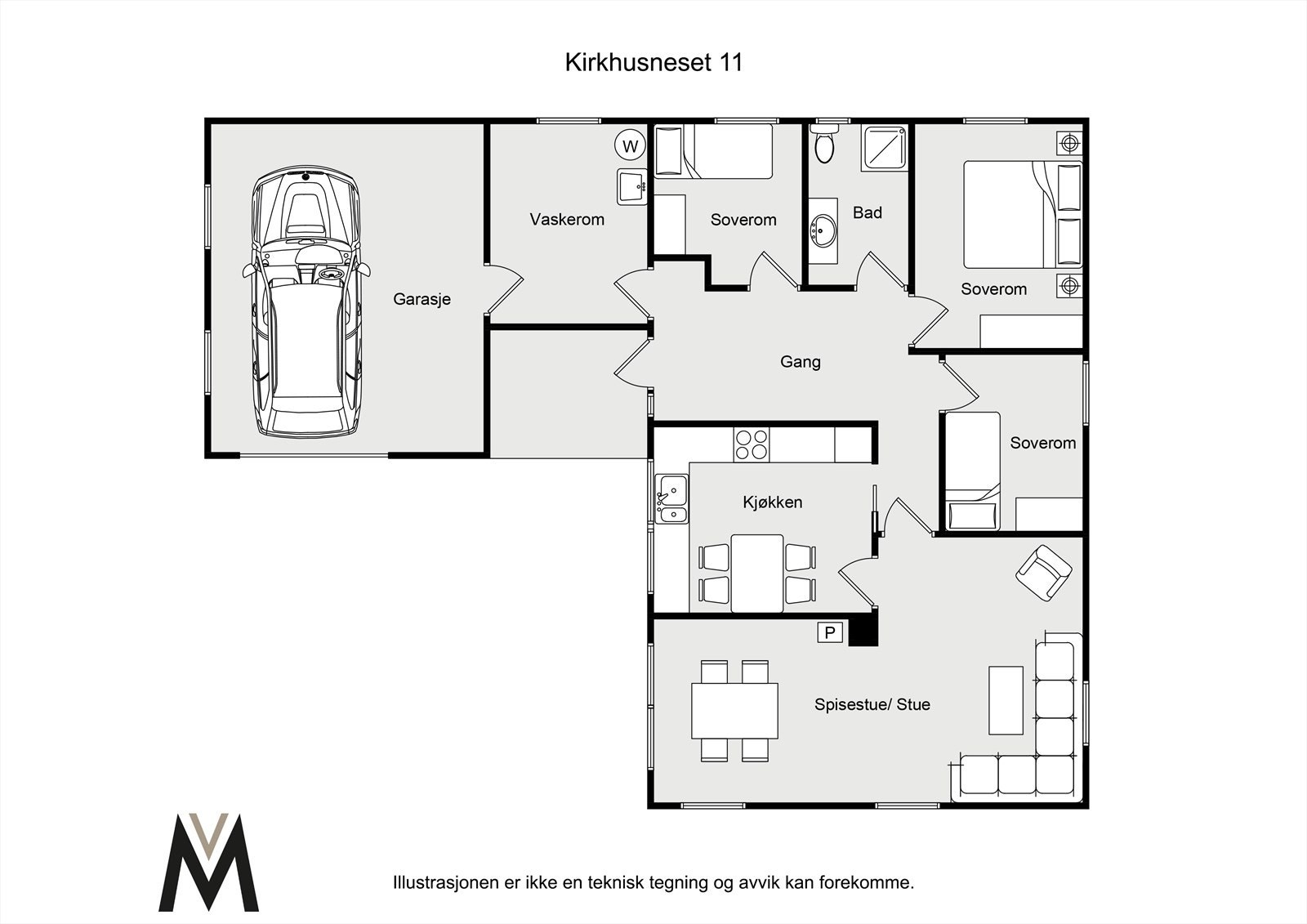 Plantegning Galleribilde