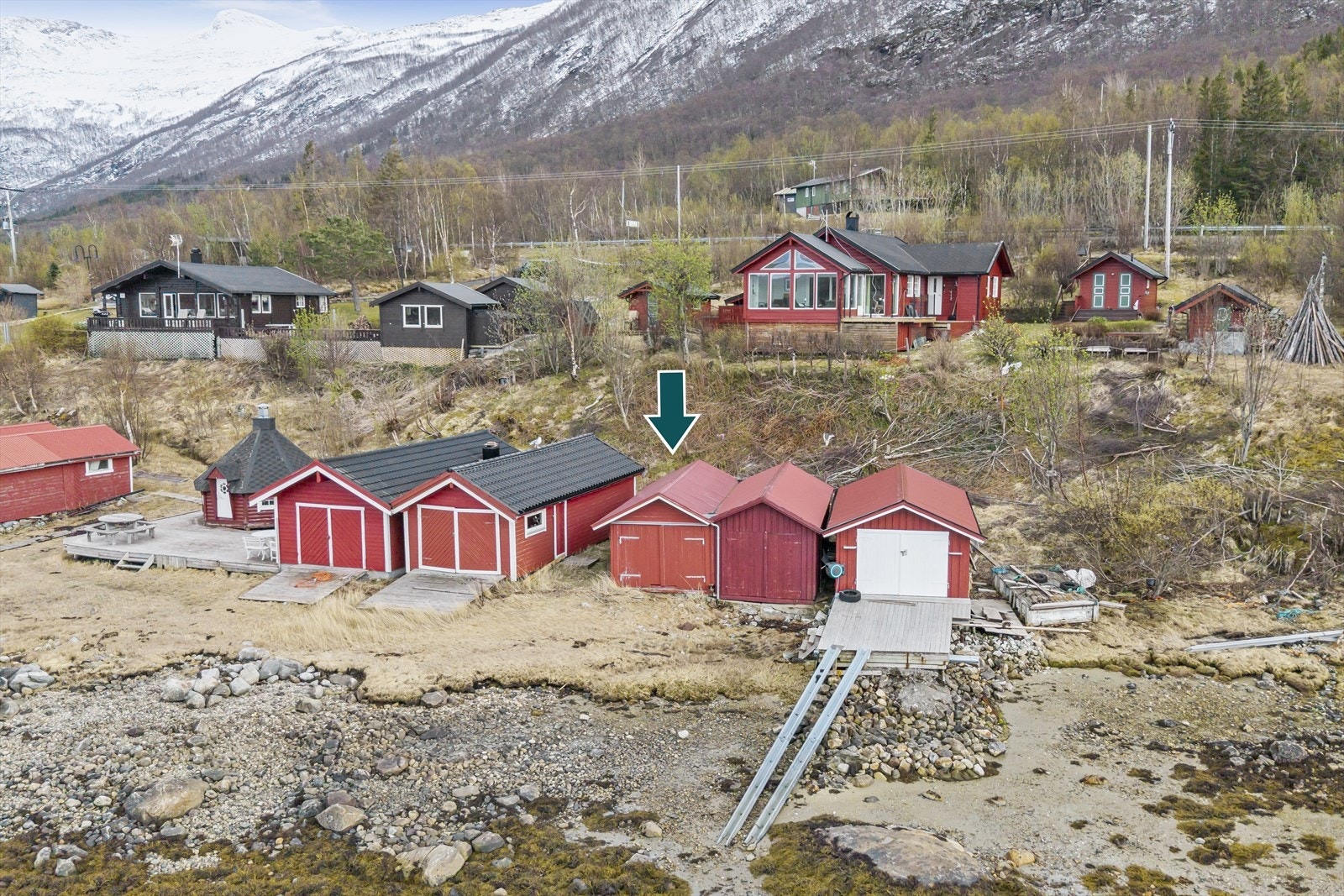Naustet, som ble modernisert i 2010, gir enkel tilgang til maritime opplevelser. Galleribilde