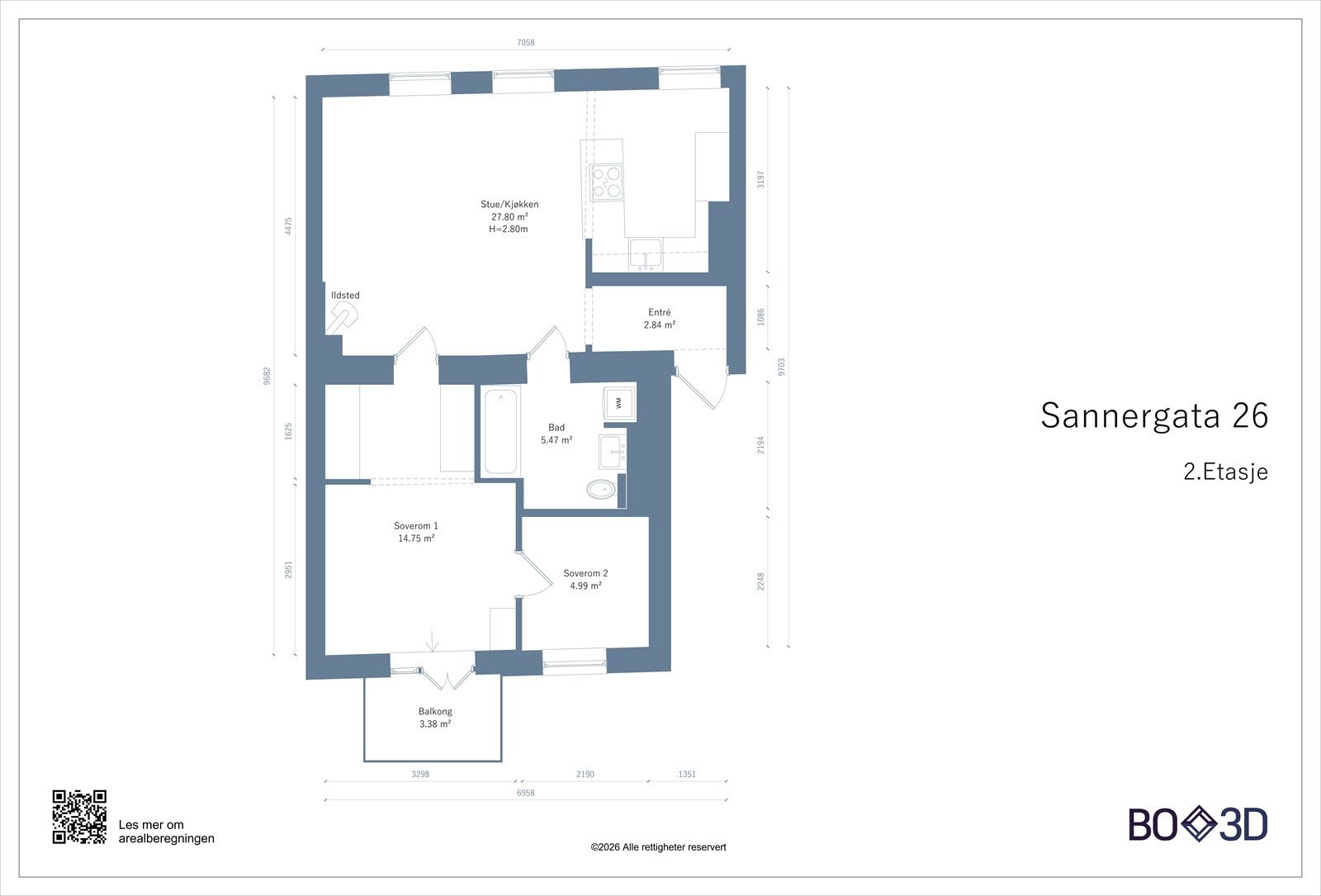 Plantegning. Galleribilde
