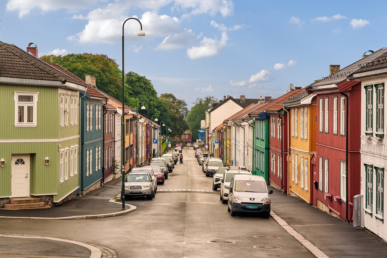 Kort vei til Kampen som er et hyggelig og sjarmerende område i Oslo, kjent for sine fargerike trehus og rolige gater. Galleribilde