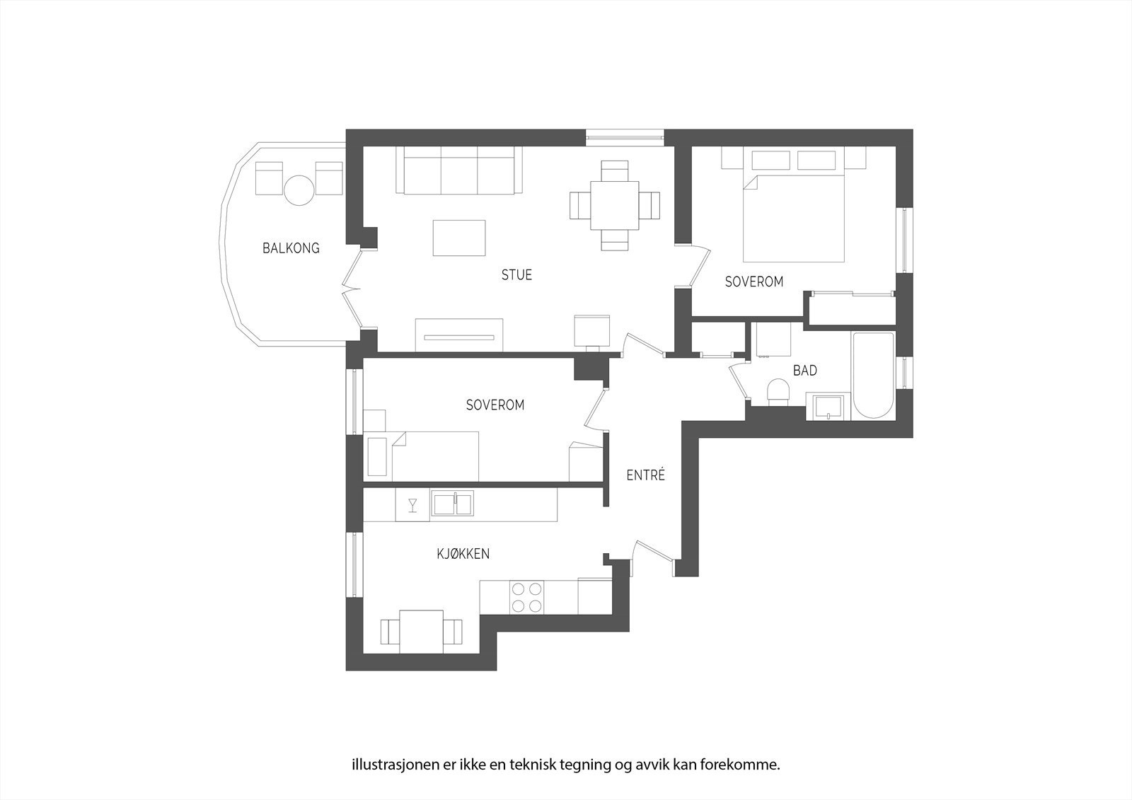 Plantegning Galleribilde