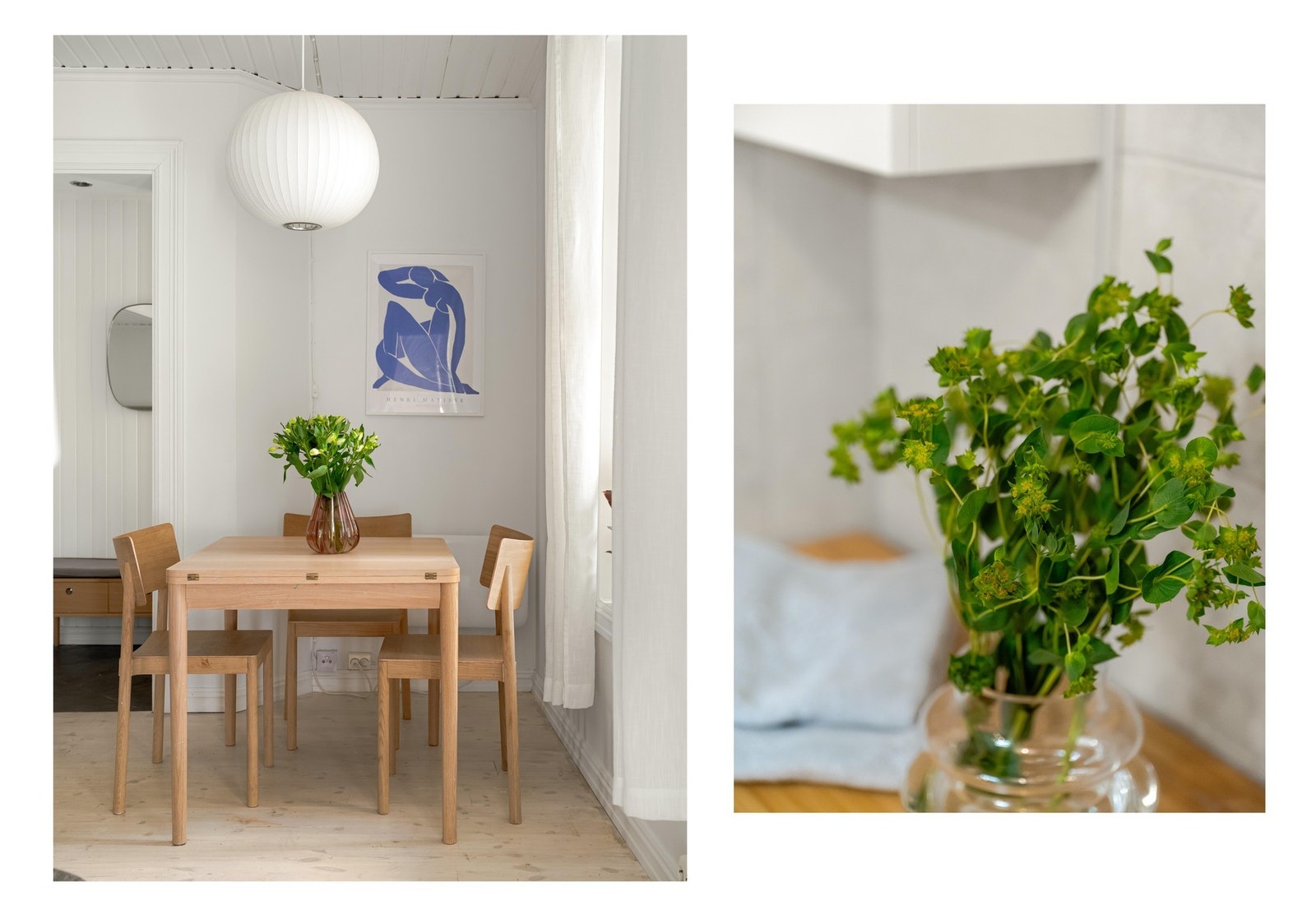 Hva er vel en boligannonse uten nærbilde av blomster? Galleribilde
