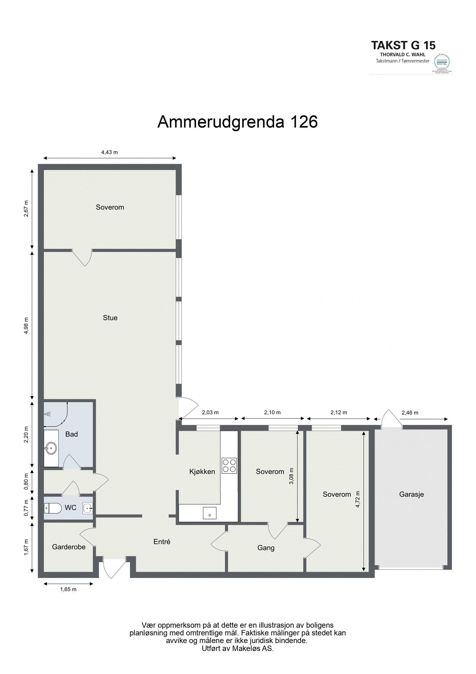 Plantegning Galleribilde