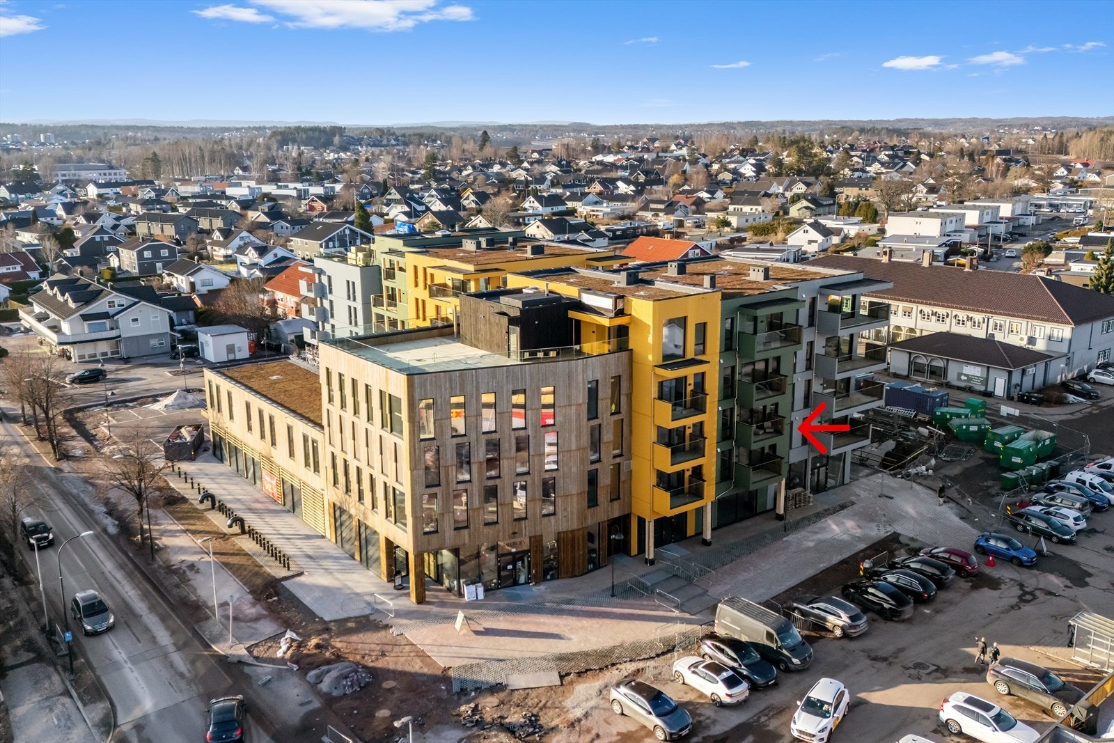 Velkommen til Tolvsrød Torg 7. Nyoppført leilighet.
Foto: Eiendomsfotograf as Galleribilde