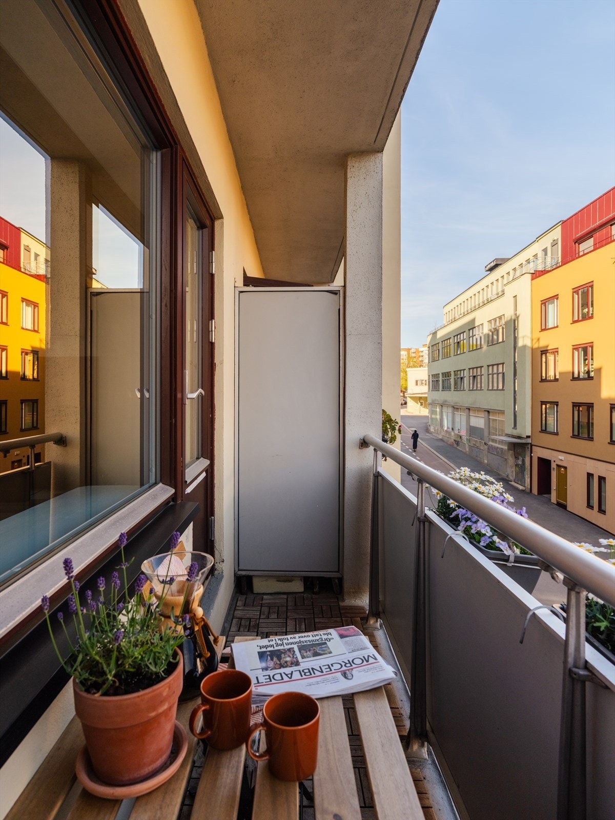 Her kan man nyte morgenkaffen Galleribilde
