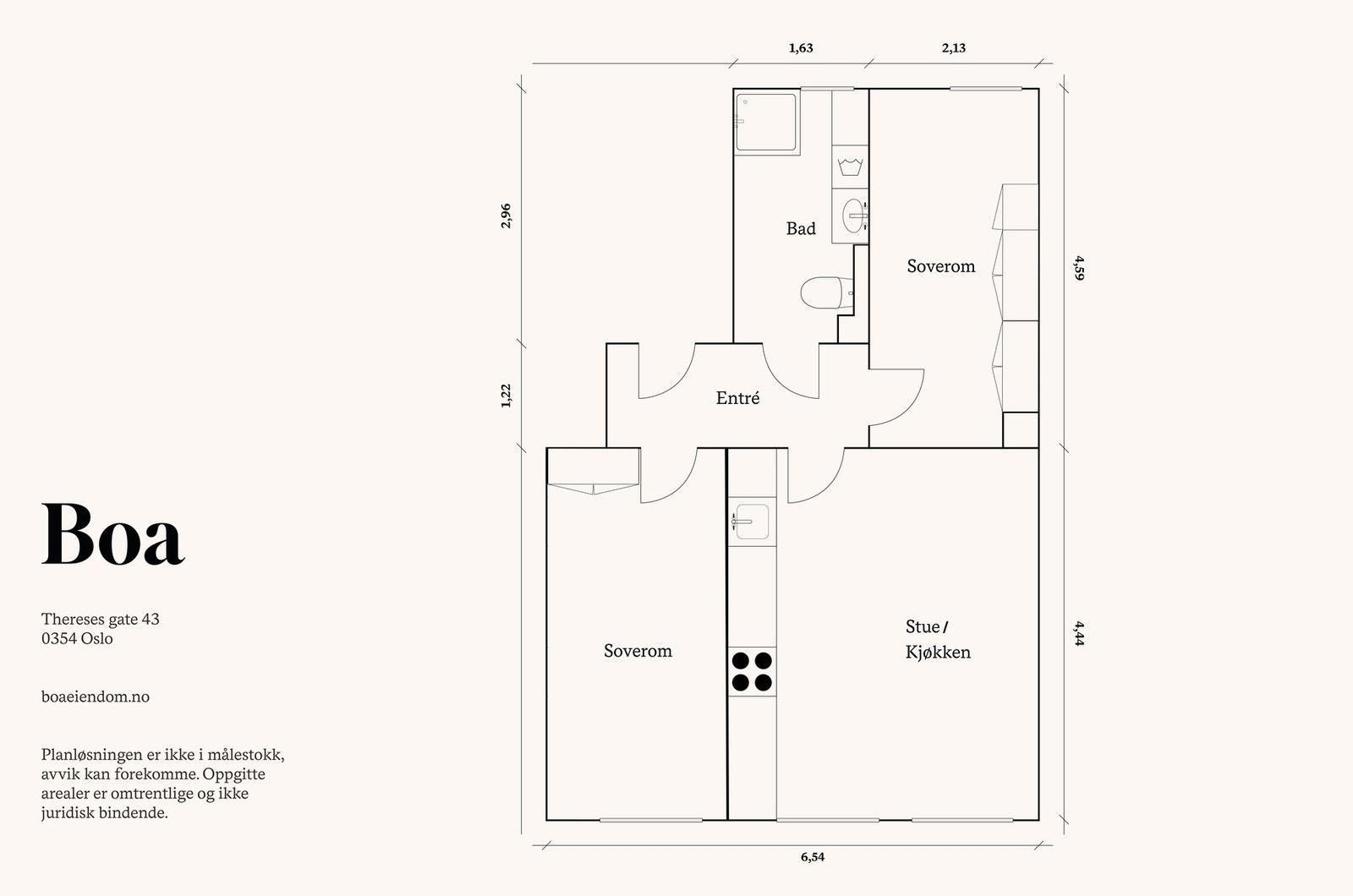 Alternativ planløsning Galleribilde