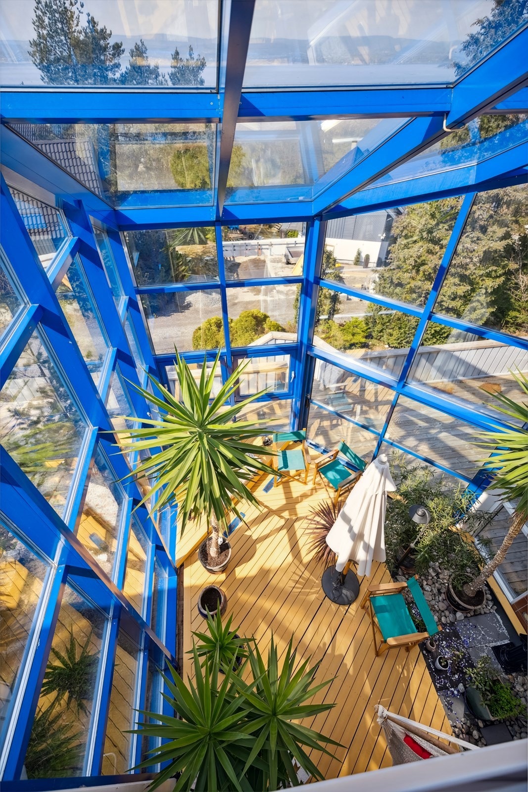 Utsyn fra spisestuen til vinterhagen! Galleribilde