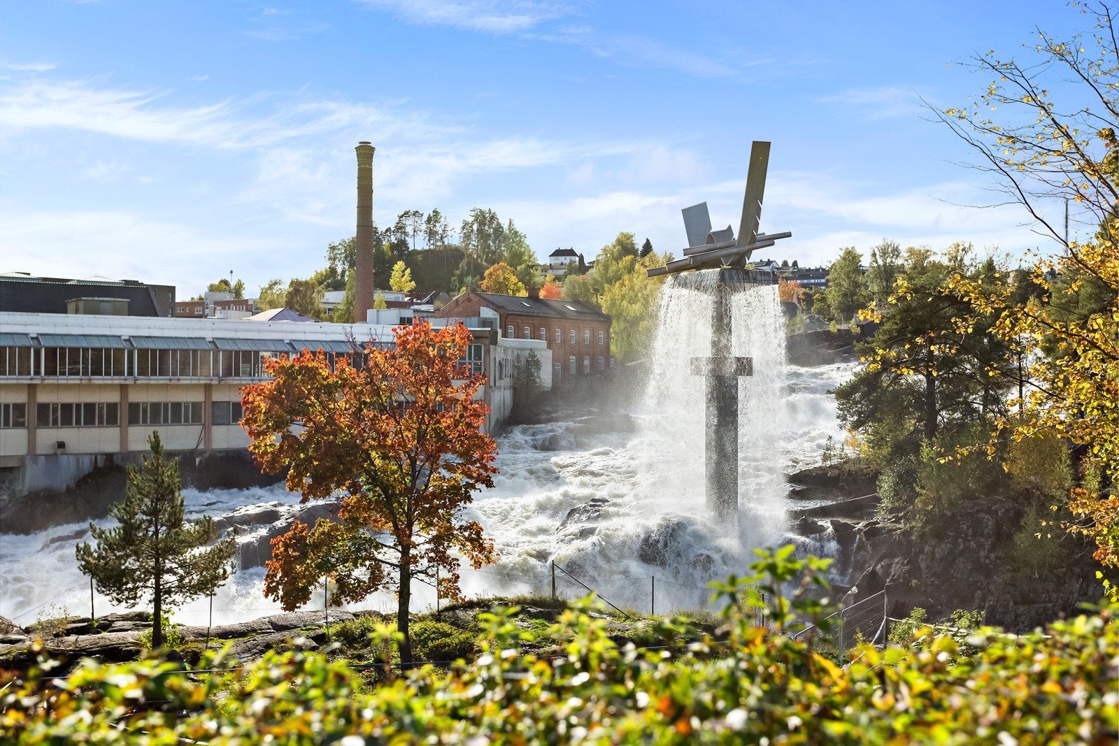 Hønefoss er perfekt for en handletur eller en hyggelig dag i byen før du vender tilbake til roen ved hytta. Galleribilde