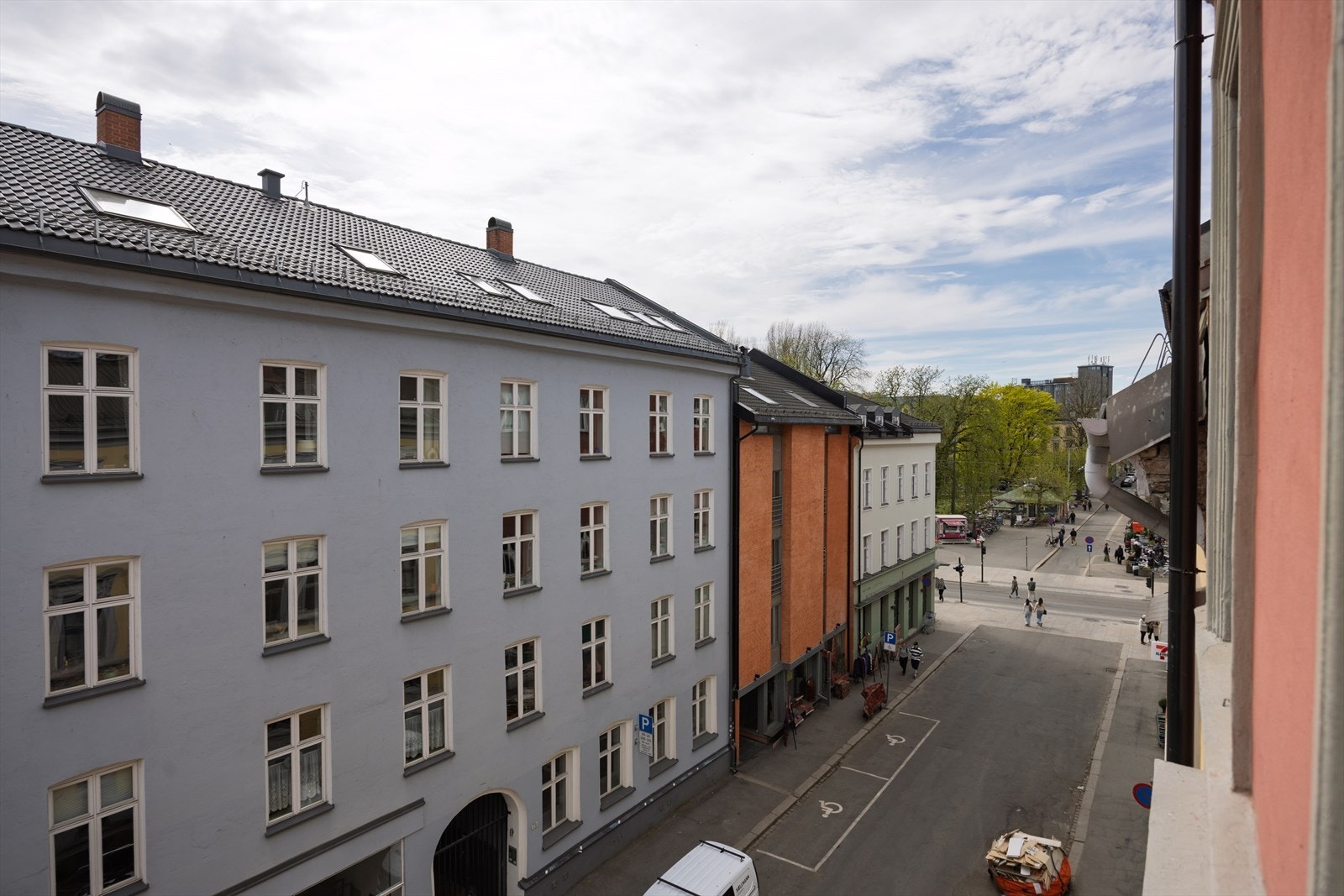 Hyggelig utsyn fra leiligheten Galleribilde