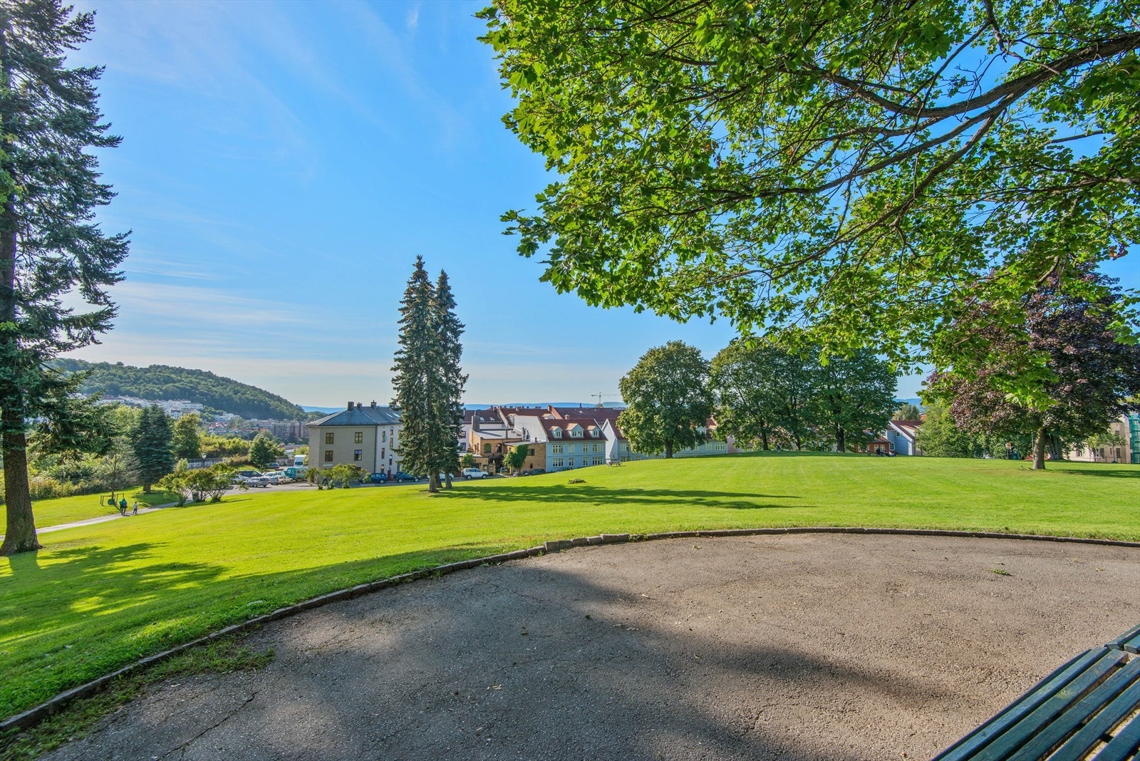 Vålerengaparken er ypperlig for soling, avslapping og trening, og ligger rett over gaten fra leiligheten. Galleribilde
