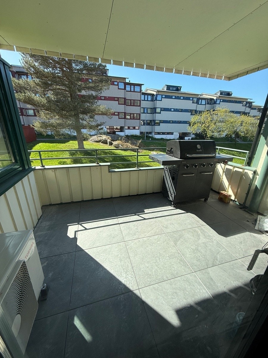Balkong med gassgrill Galleribilde