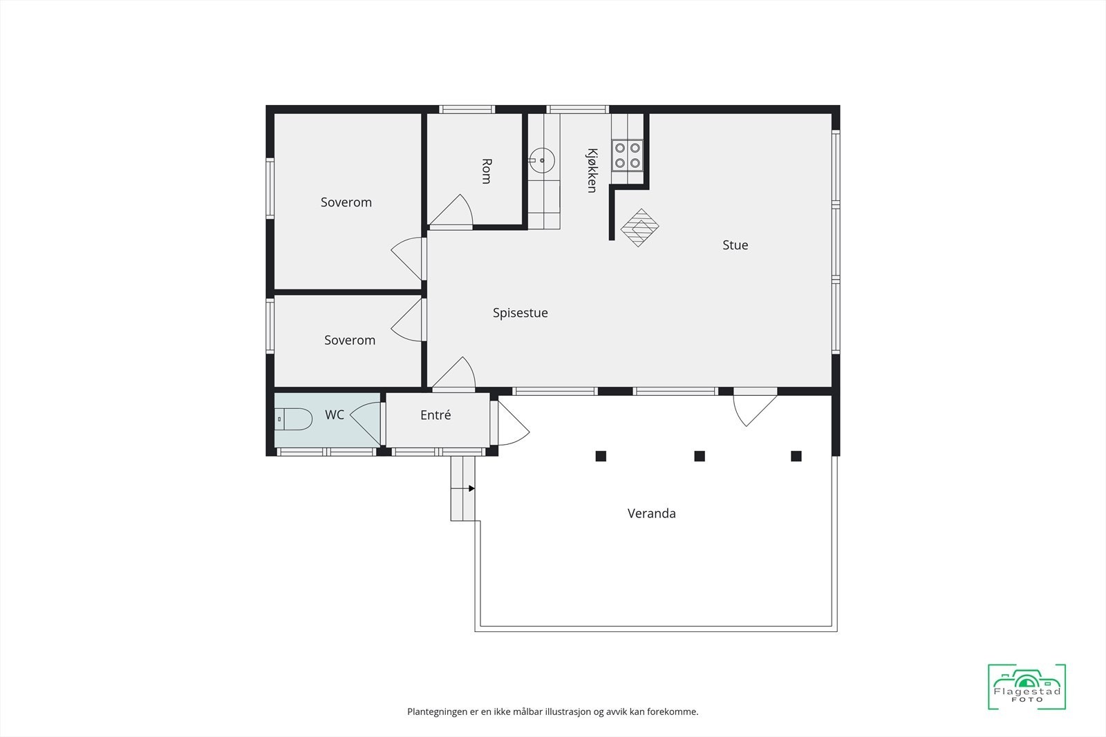 Plantegning Galleribilde