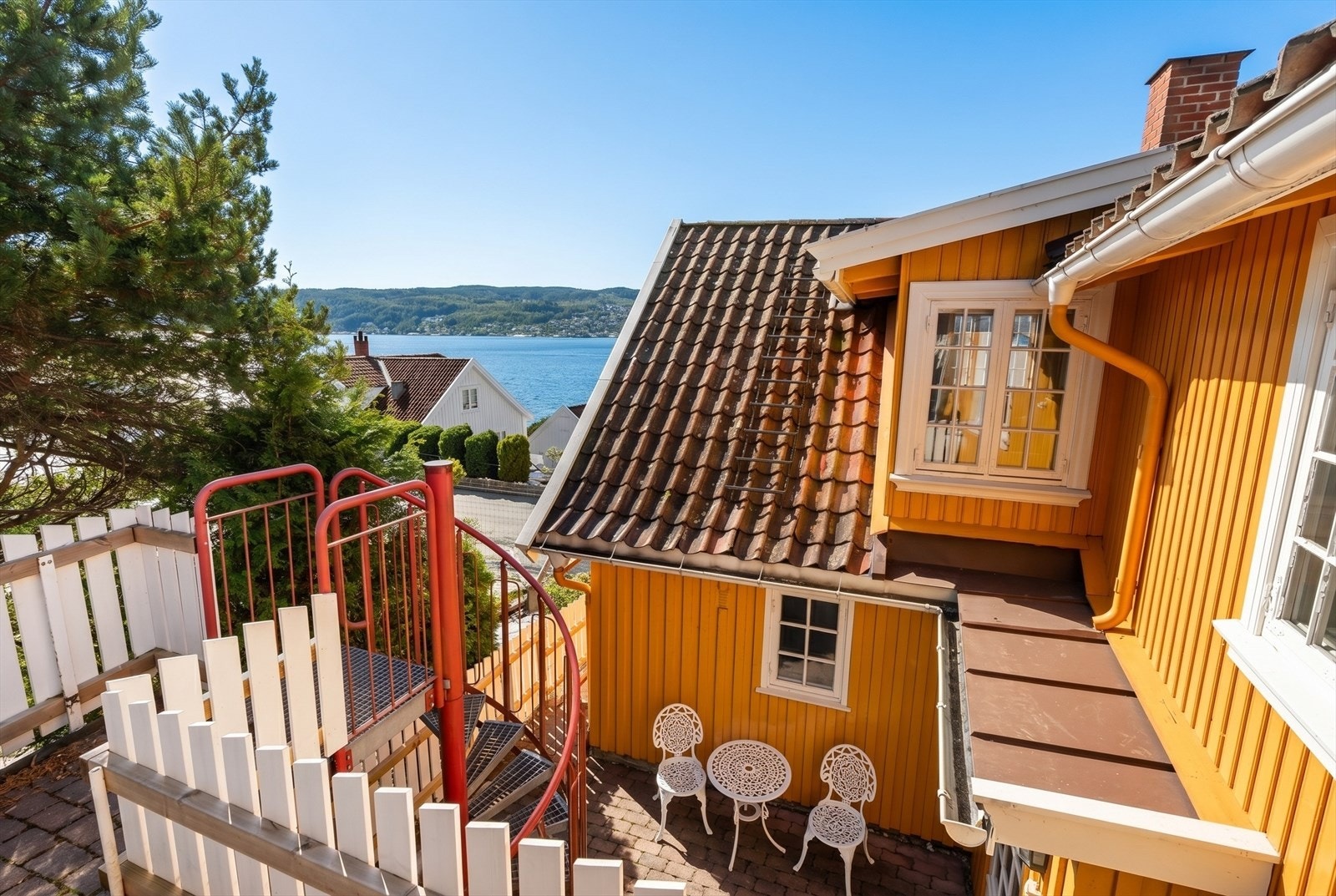 Her sitter man lunt og skjermet uten innsyn. Galleribilde