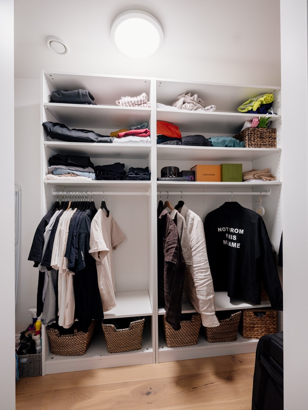 Rommet er i dag benyttet og innredet som garderobe. Galleribilde