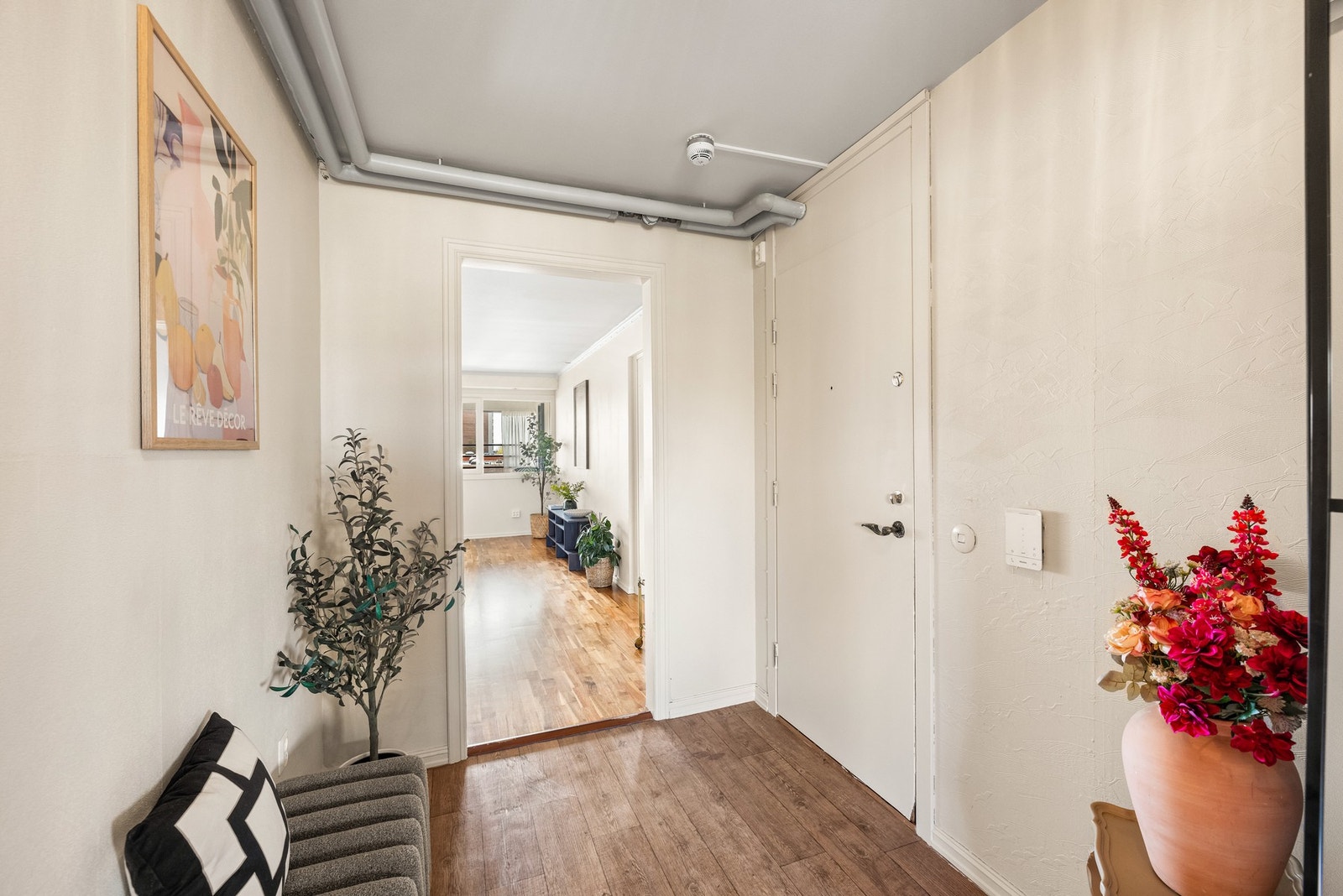Entréen gir et hyggelig førsteinntrykk. Galleribilde
