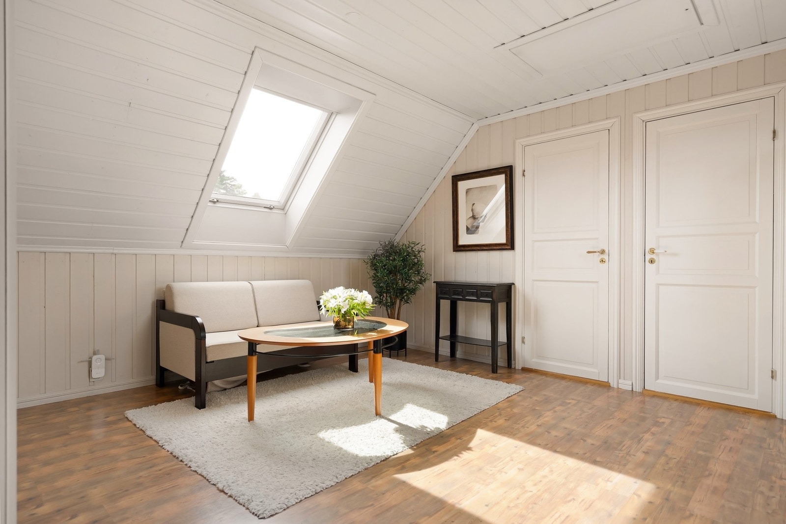 Koselig loftstue. Galleribilde