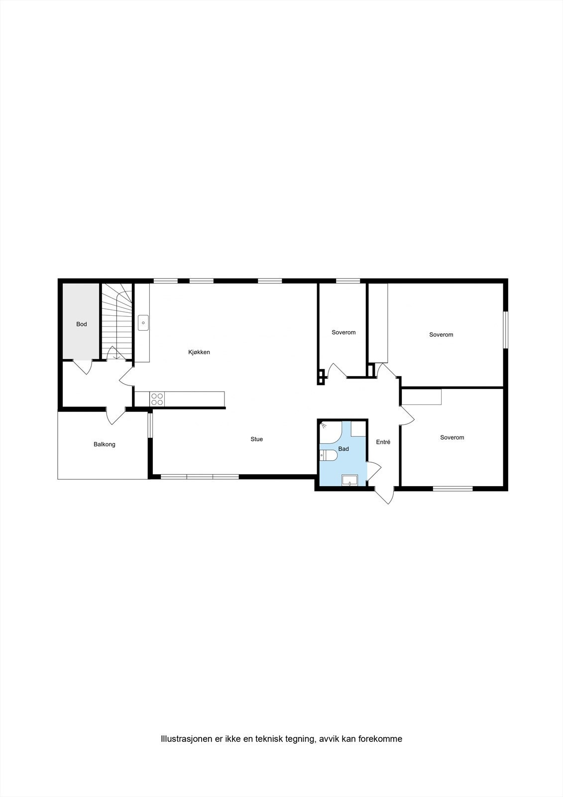 Planskisse 1. Etasje Galleribilde