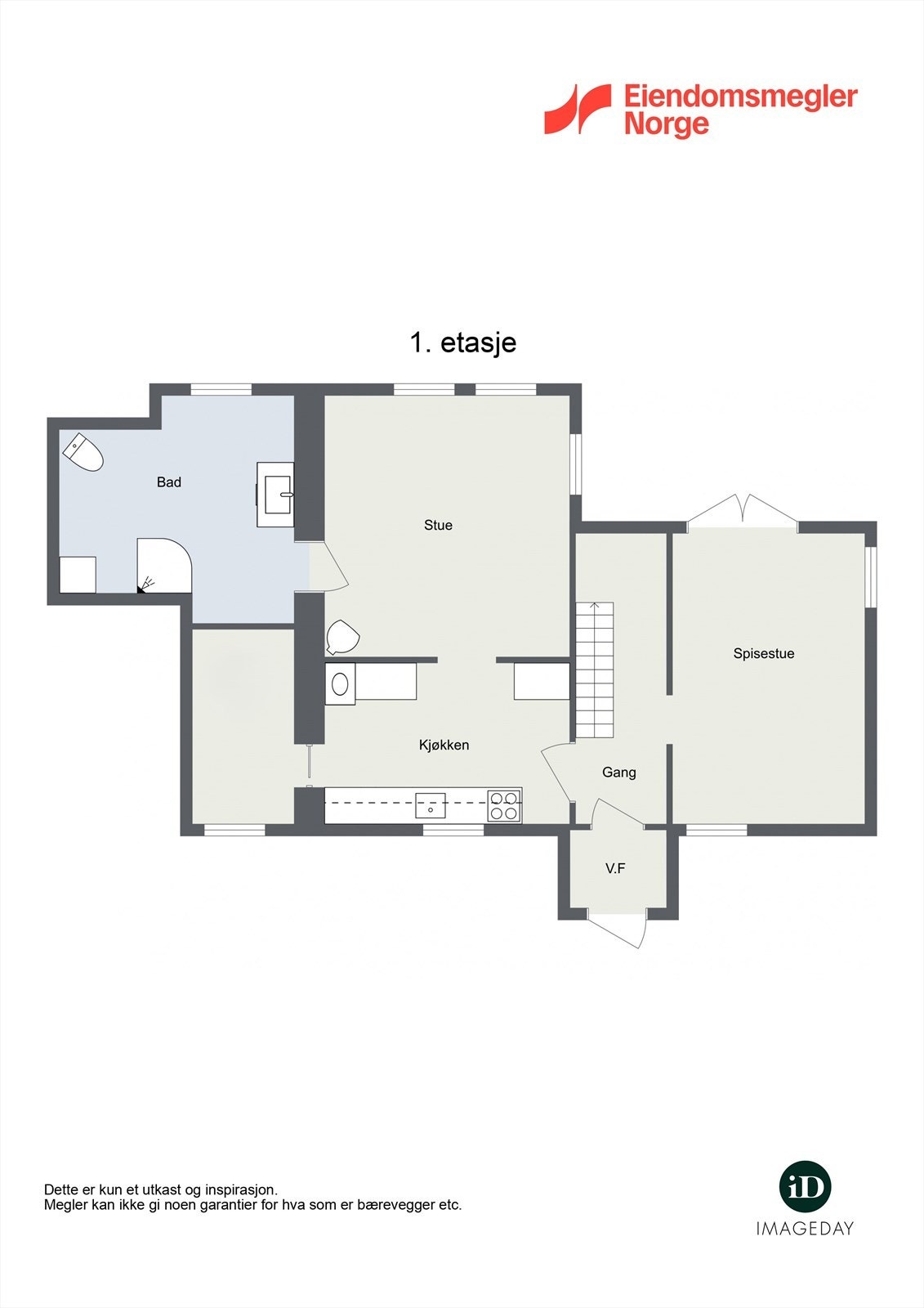 Plan 1. etg. Galleribilde