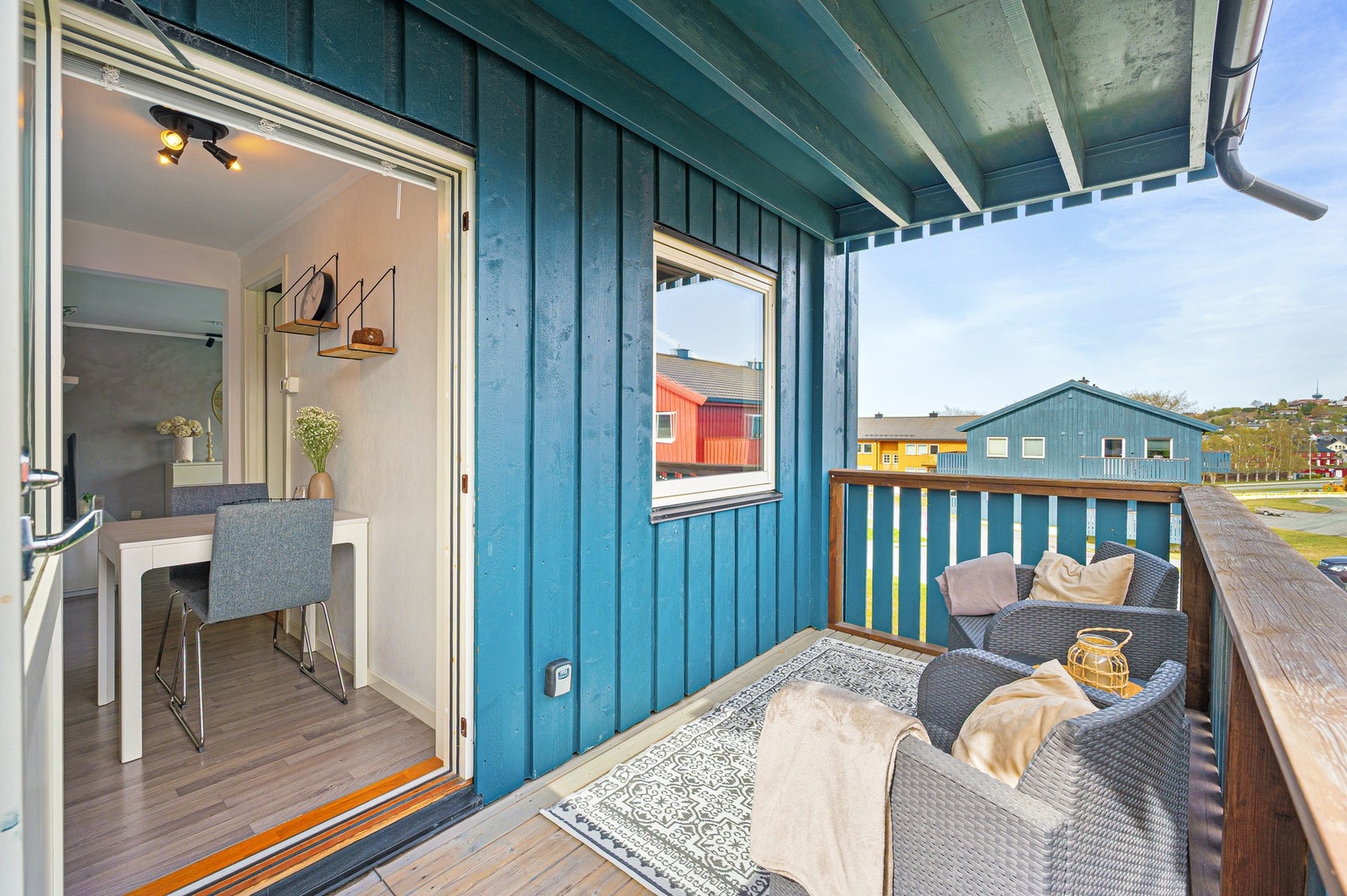 Balkongen er på 7 m². Galleribilde