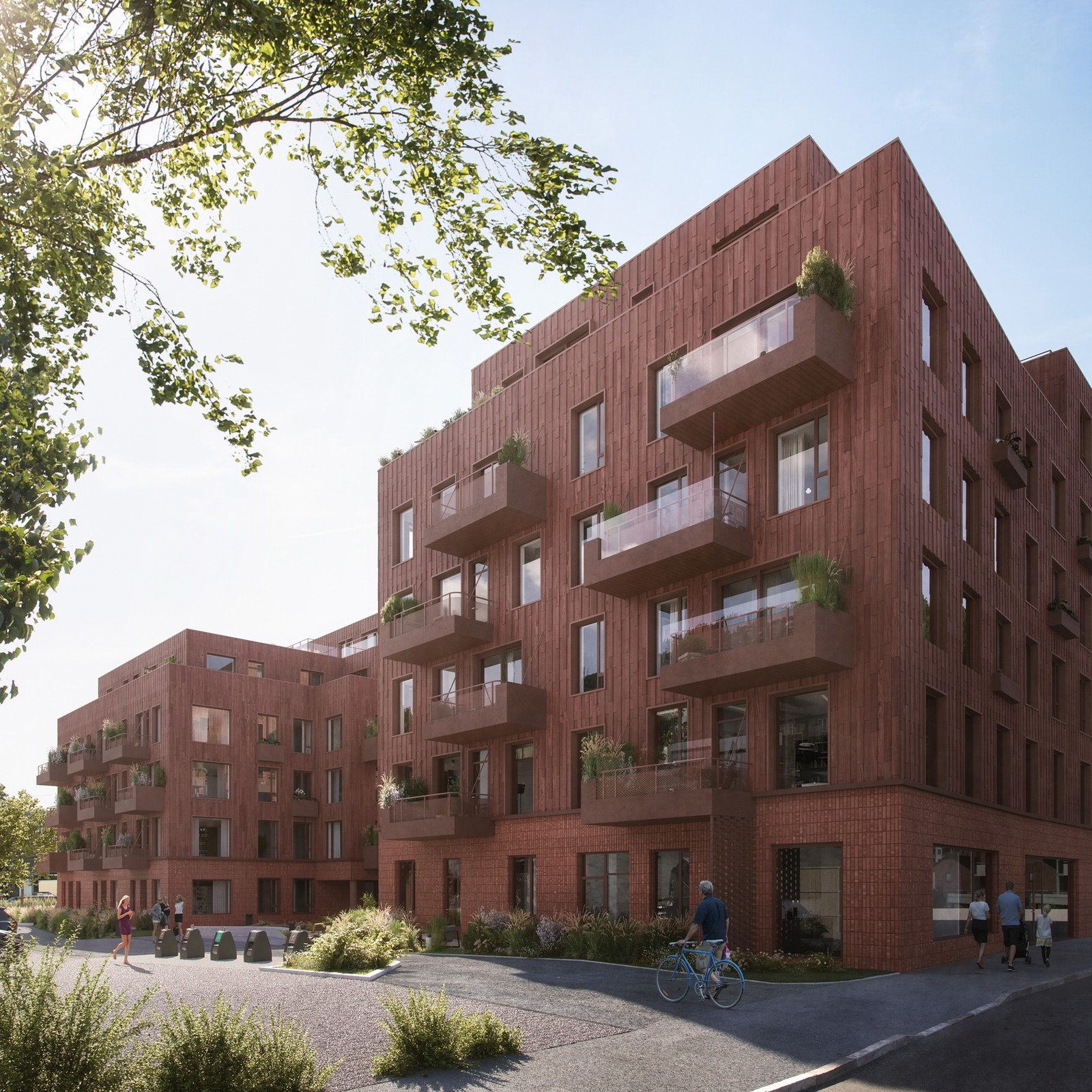 Området har gangavstand til barnehager, skoler i alle trinn, offentlig kommunikasjon og meget gode servicetilbud. Galleribilde