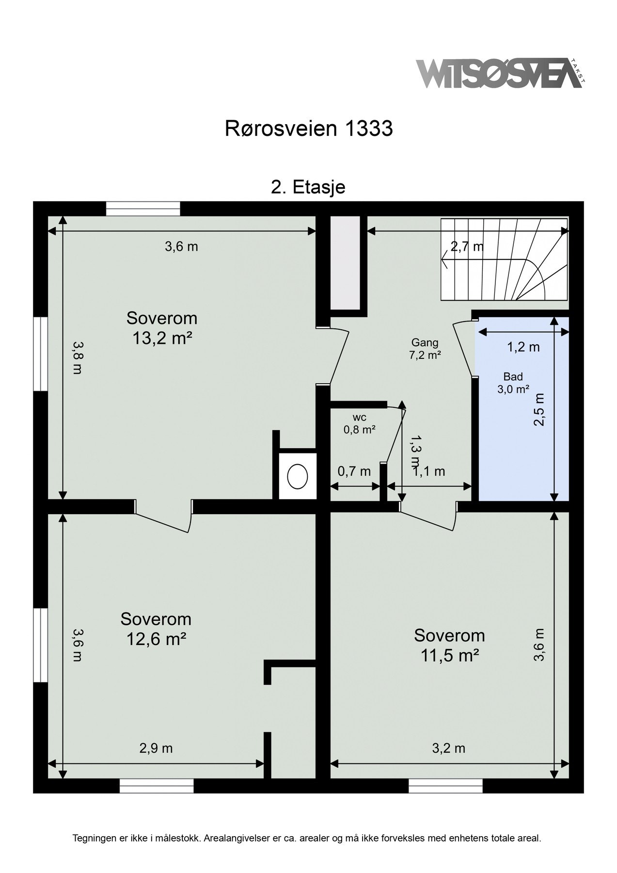 Planskisse 2.etasje Galleribilde
