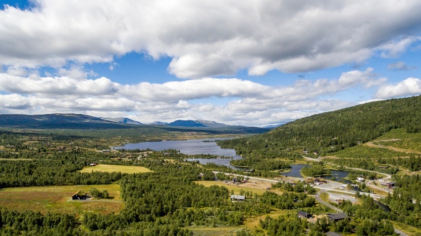 Vaset er et flott område både sommer og vinter Galleribilde
