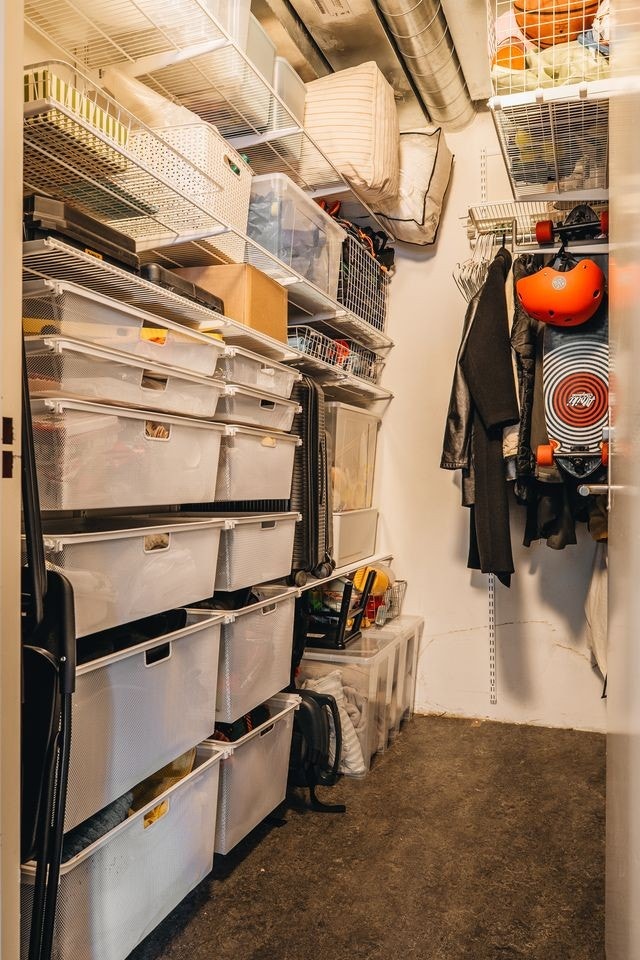 Leiligheten disponerer en ekstern bod på 3,4 m² i bygningens 5. etasje Galleribilde