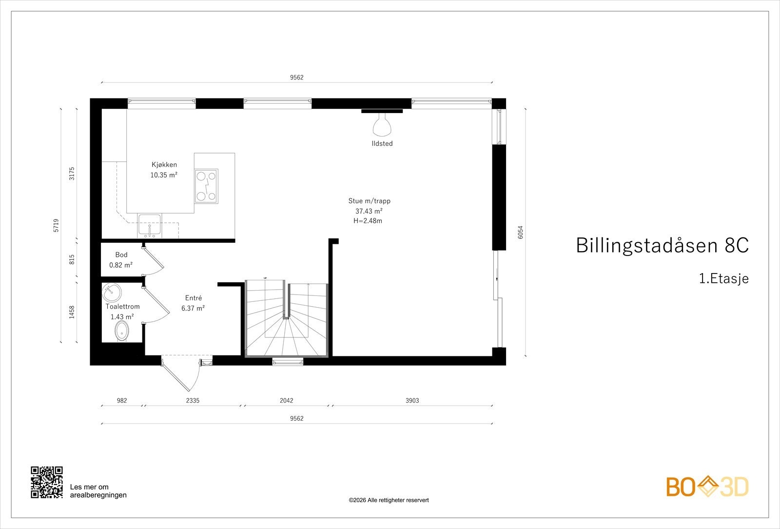 Plantegning 1.etasje. Galleribilde