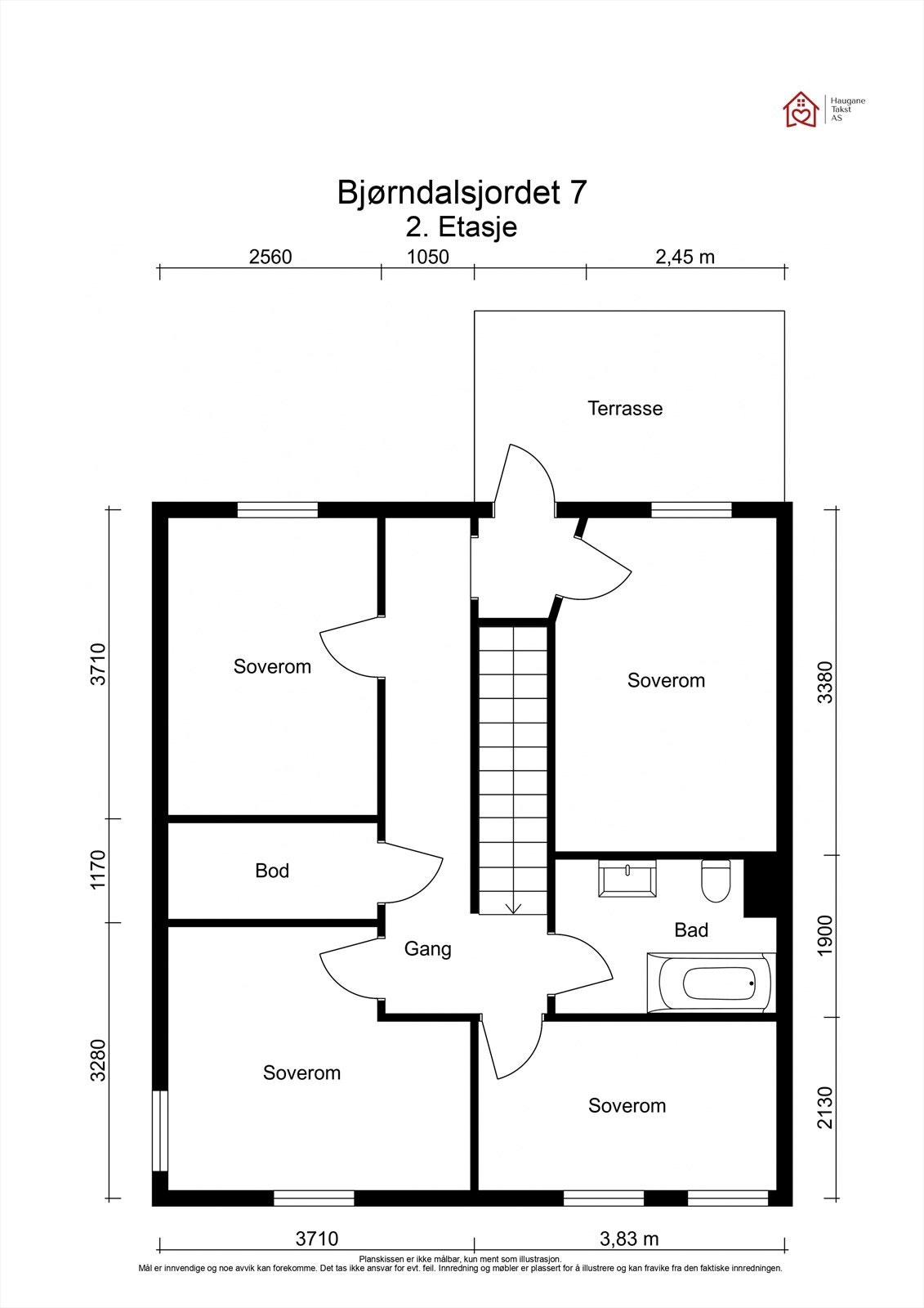 Plantegning - 2. etasje Galleribilde