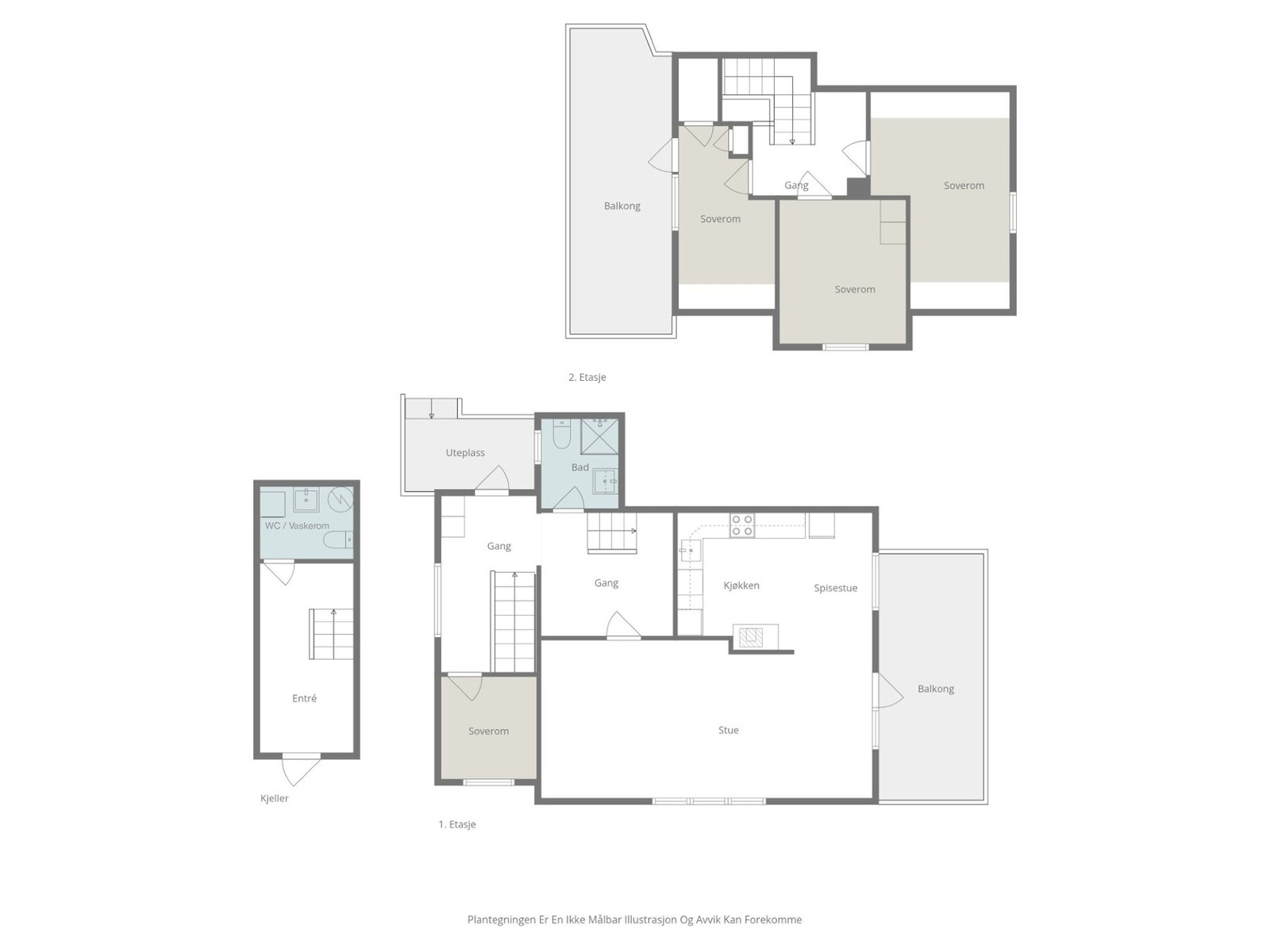 Plantegning for leilighet 7A. Galleribilde