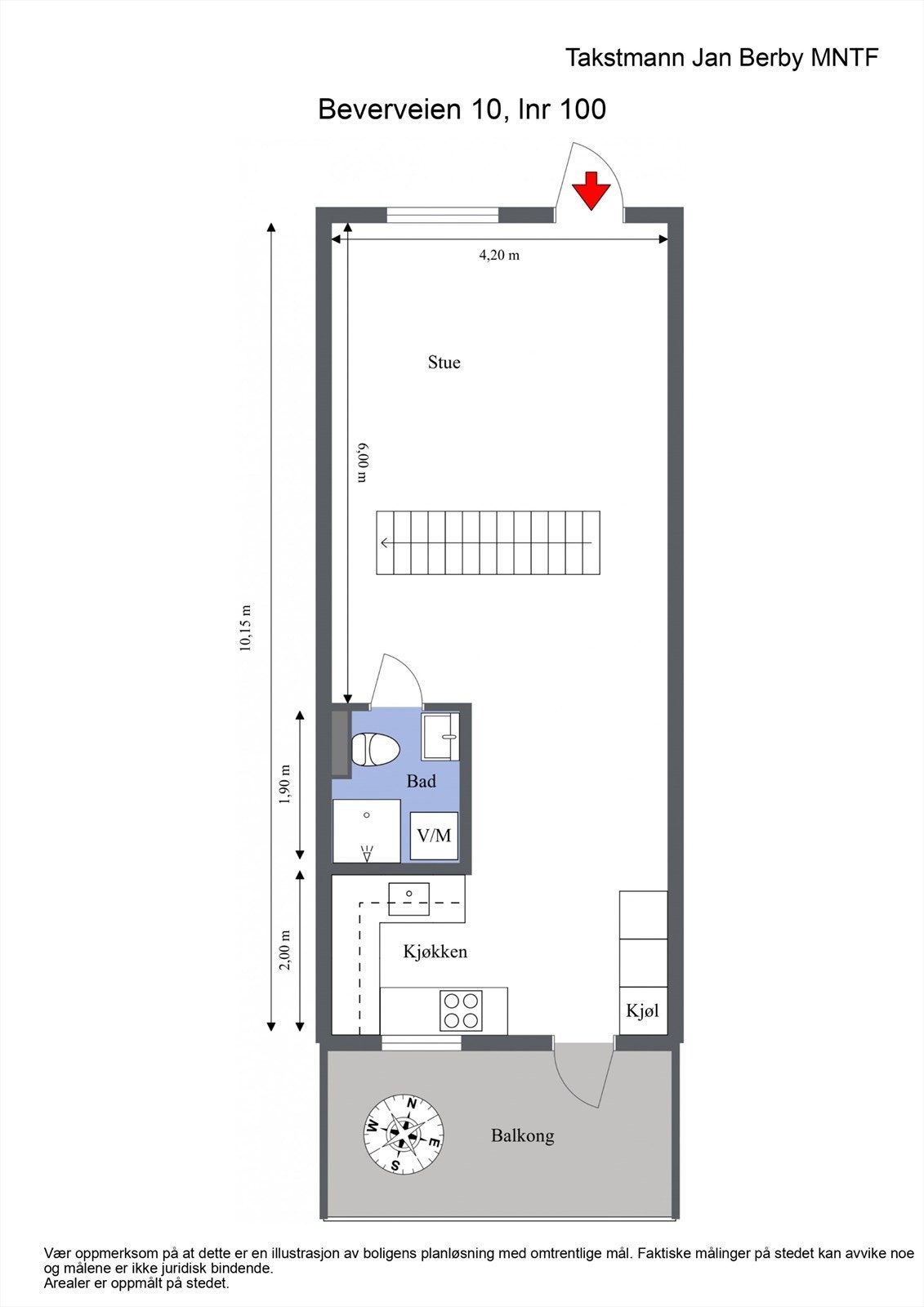 Plantegning hovedetasjen. Galleribilde