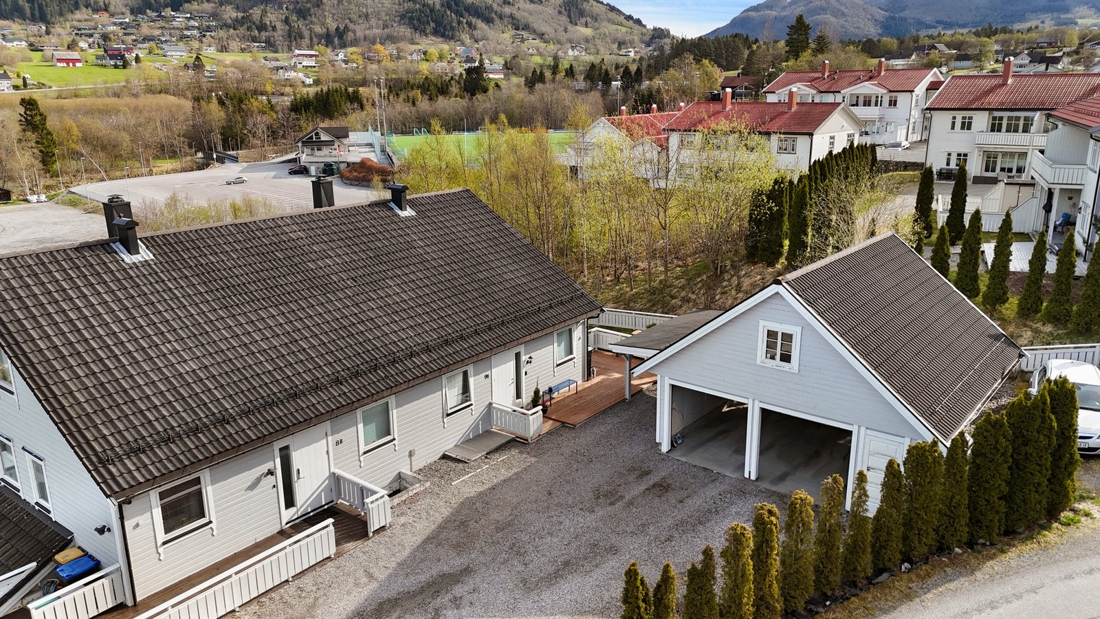 Dronefoto. Galleribilde