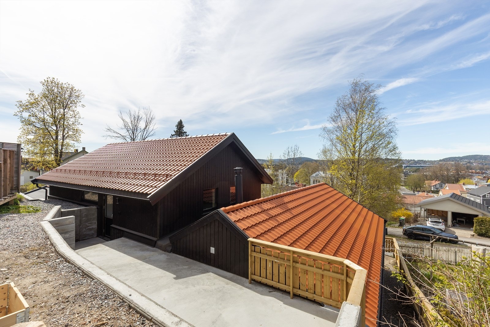 Solrik takterrasse. Galleribilde