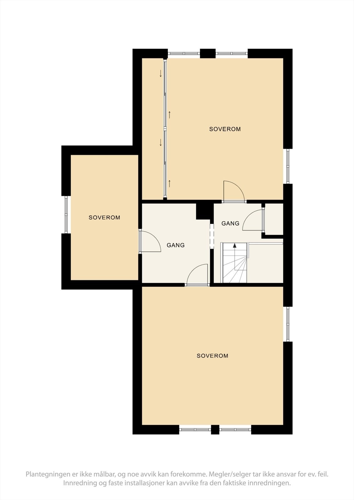 Plantegning 2 et. Galleribilde