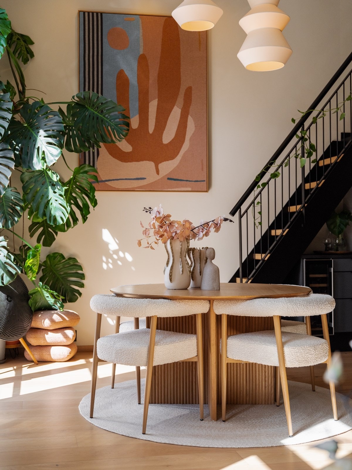 Det er vannbåren varme i hele hovedetasjen. Galleribilde