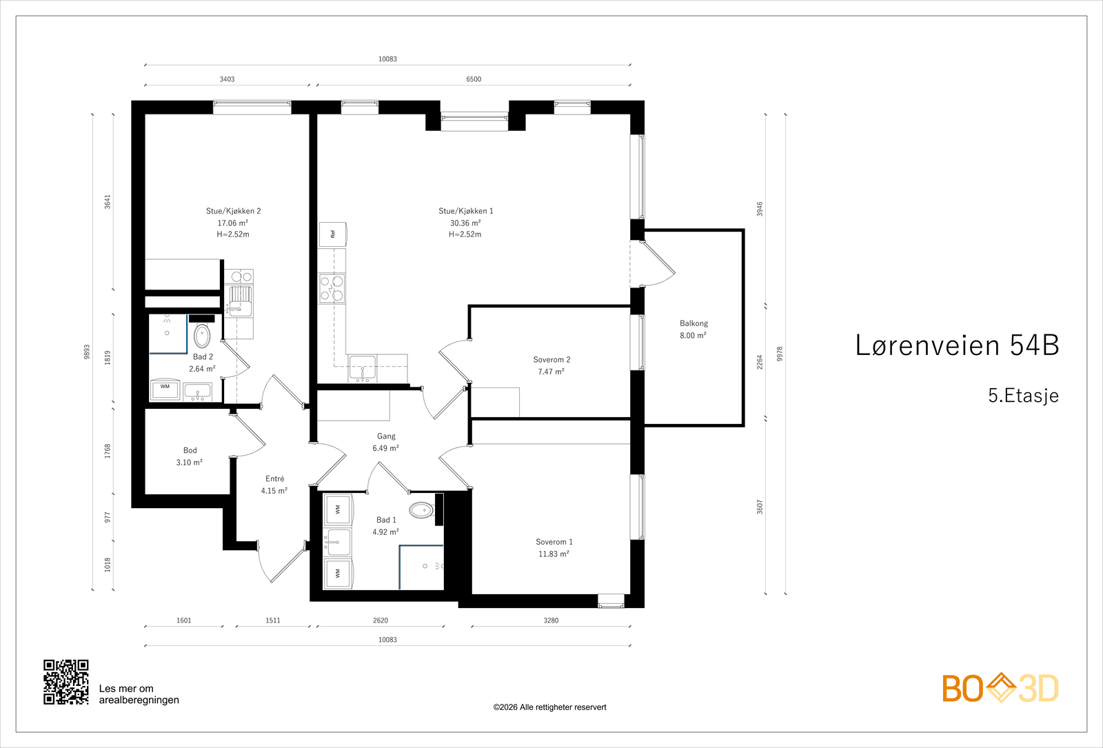 Plantegning Galleribilde
