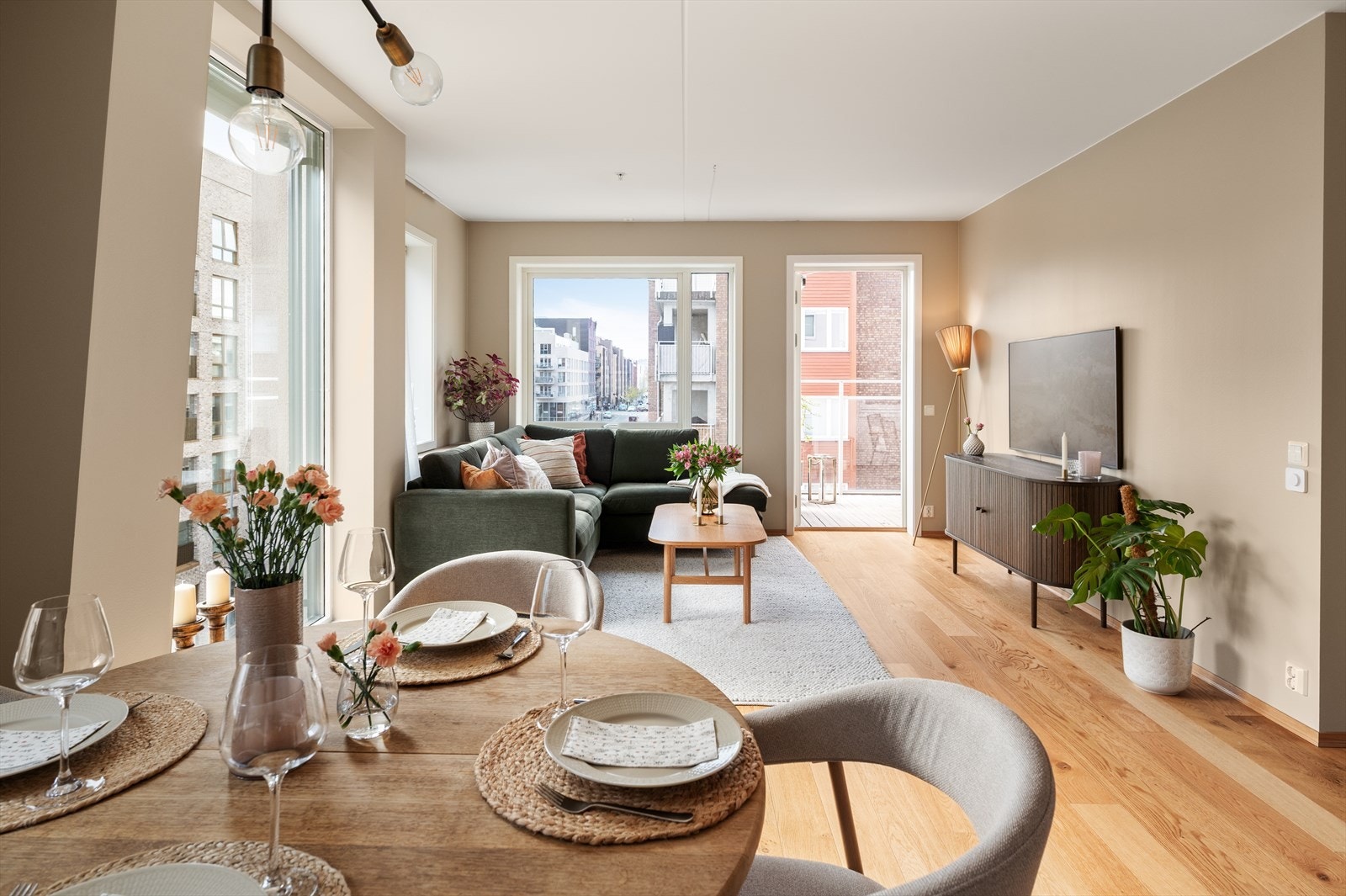 Leiligheten har gjennomgående høy standard og en praktisk planløsning. Galleribilde