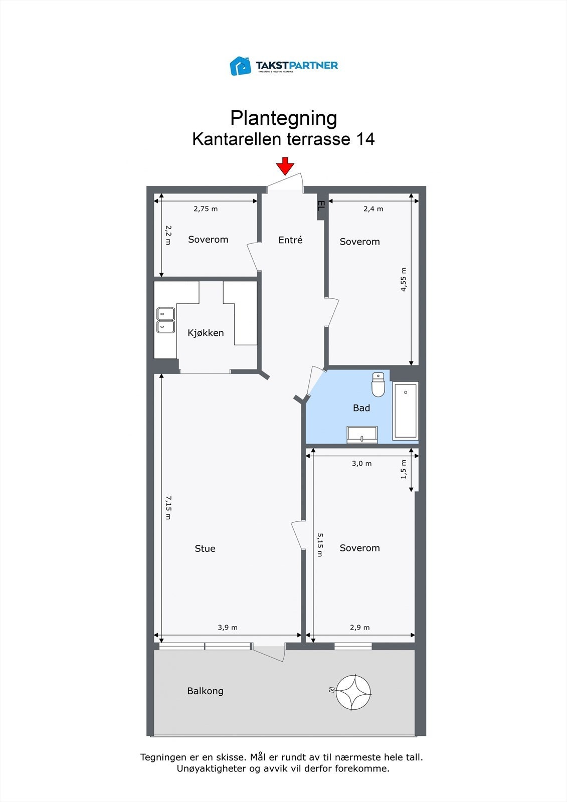 Plantegning Galleribilde