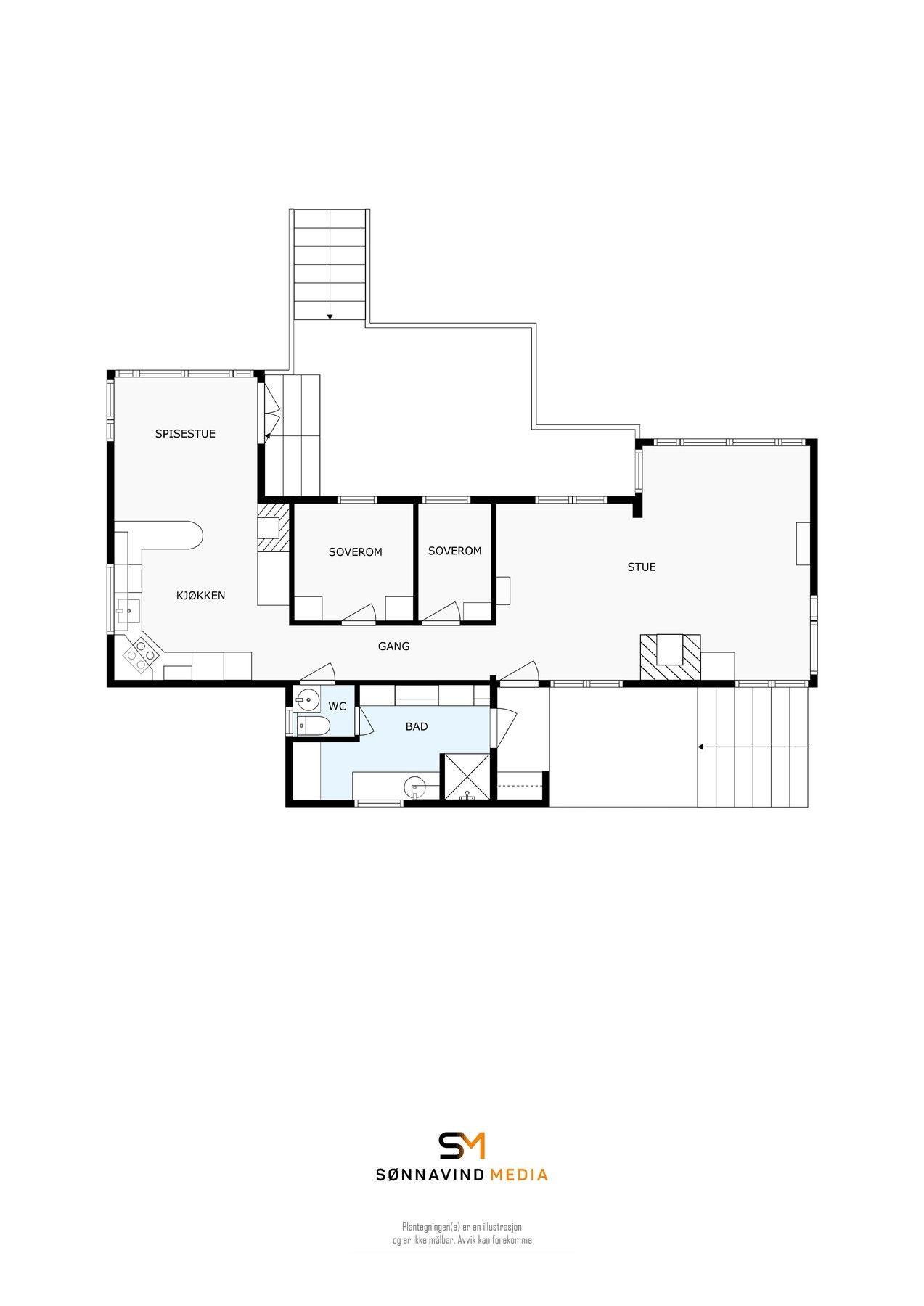 Plantegning Galleribilde