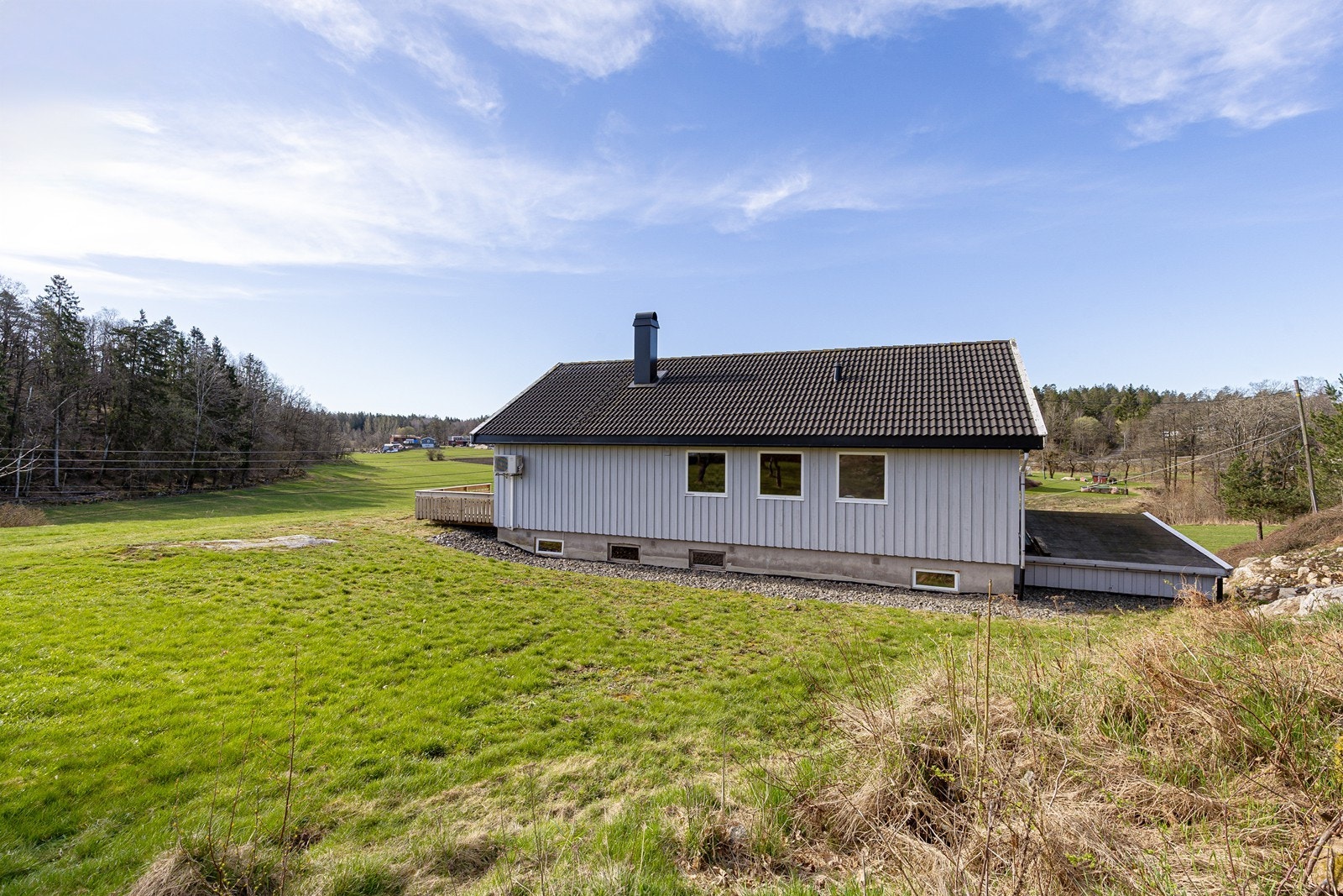 Det er meget gode solforhold på tomtene. Galleribilde