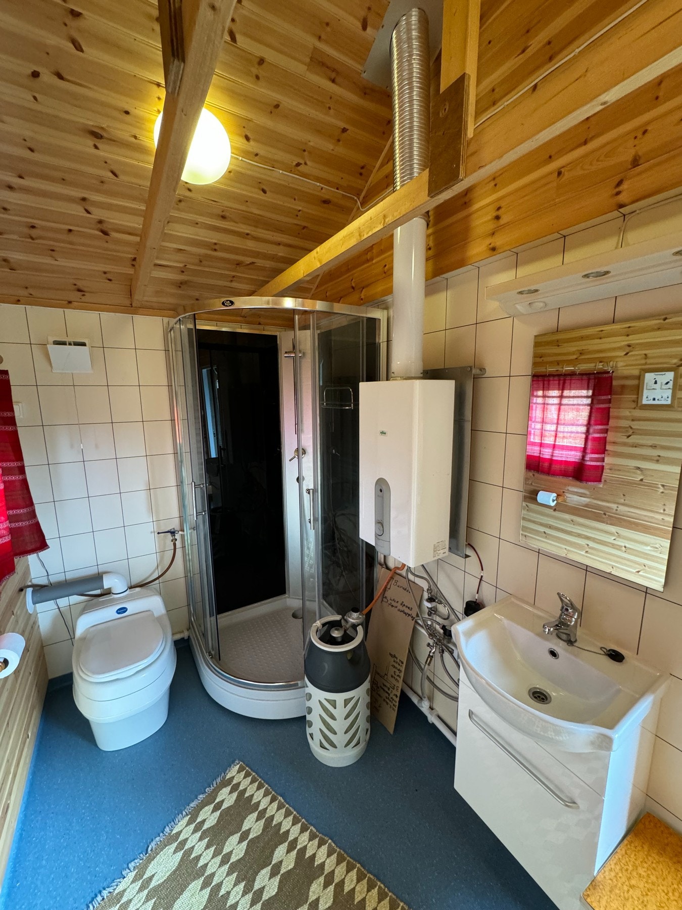 Selgers bilde av badet. Galleribilde