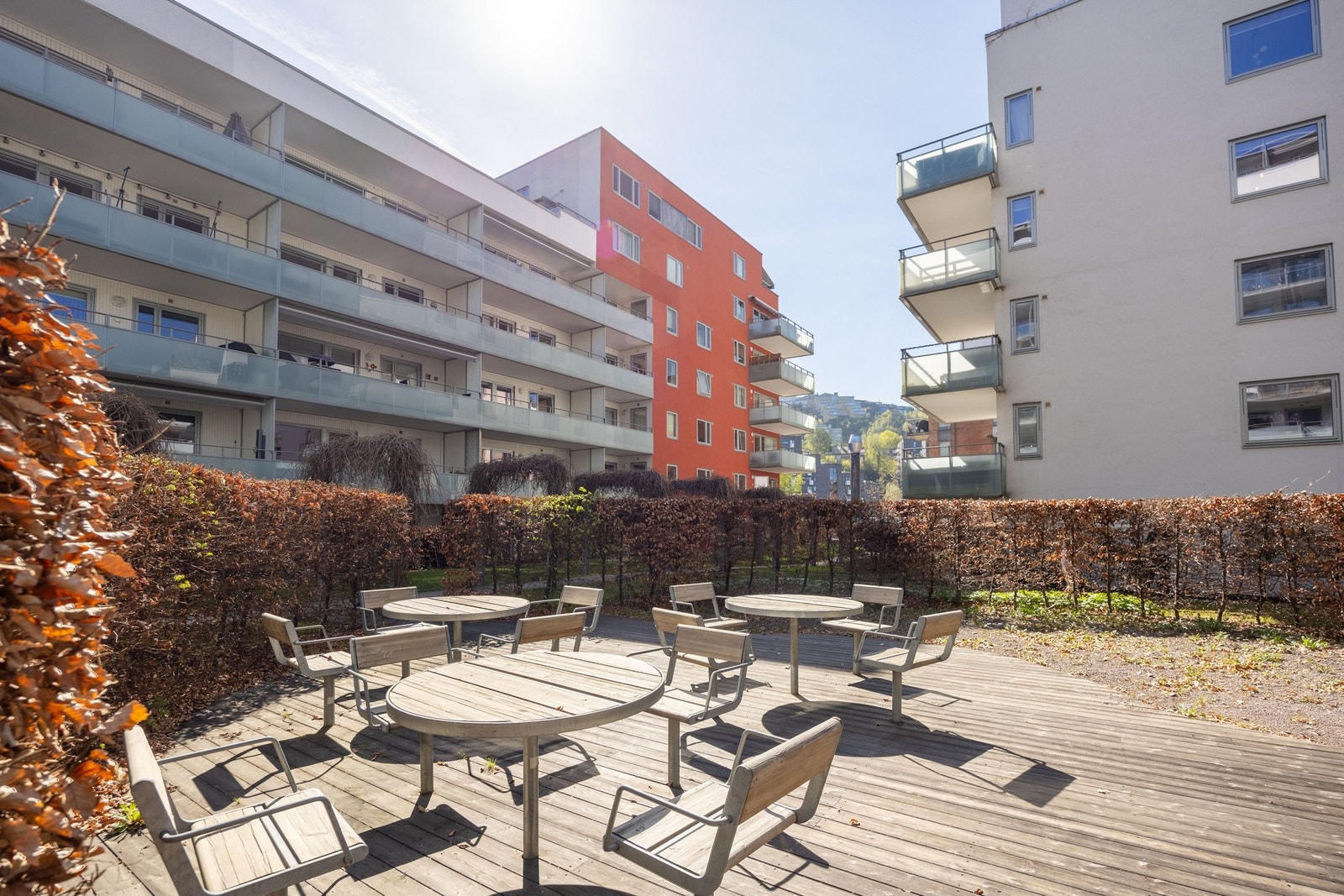 Hyggelige felles uteområder. Galleribilde