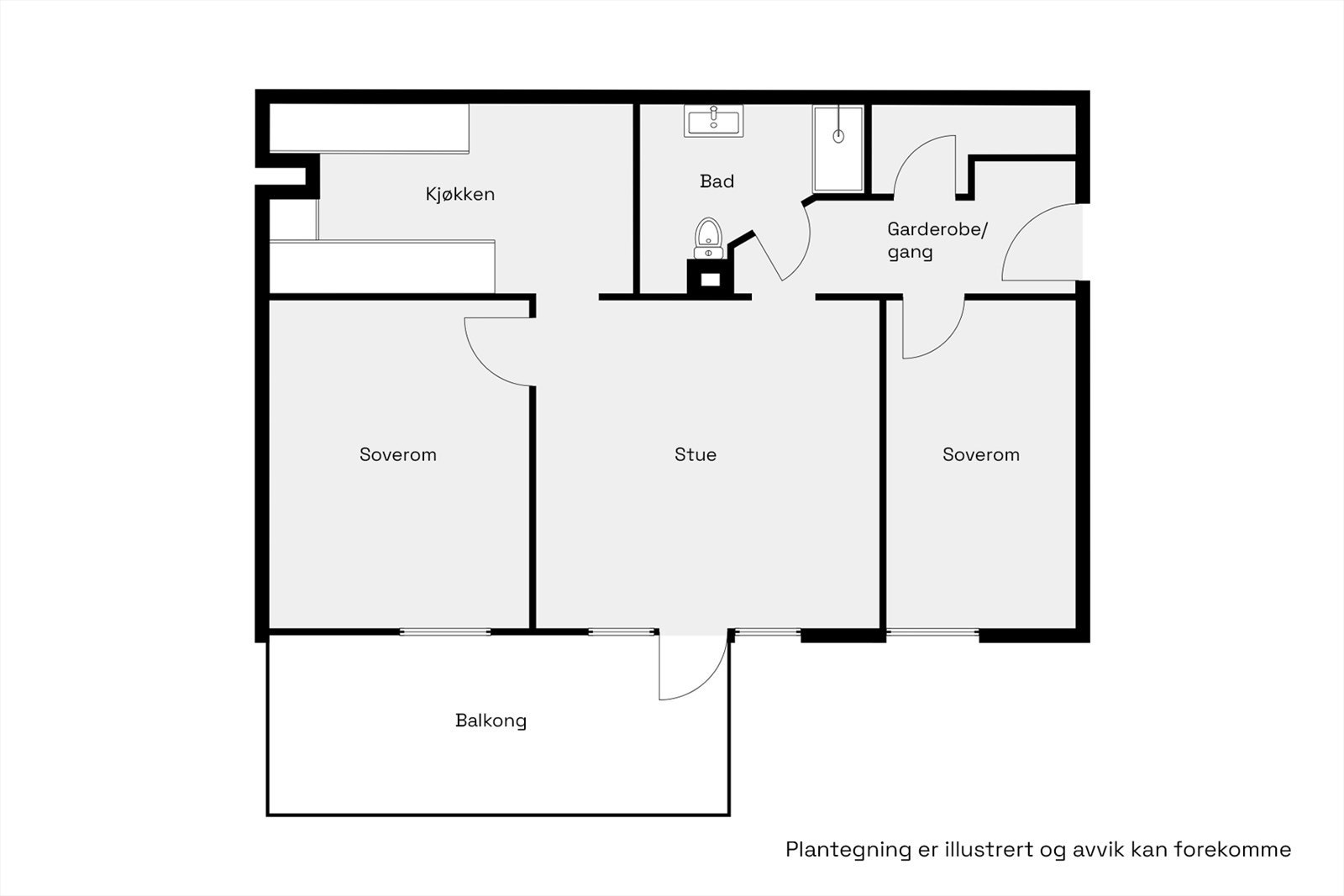 Plantegning Galleribilde