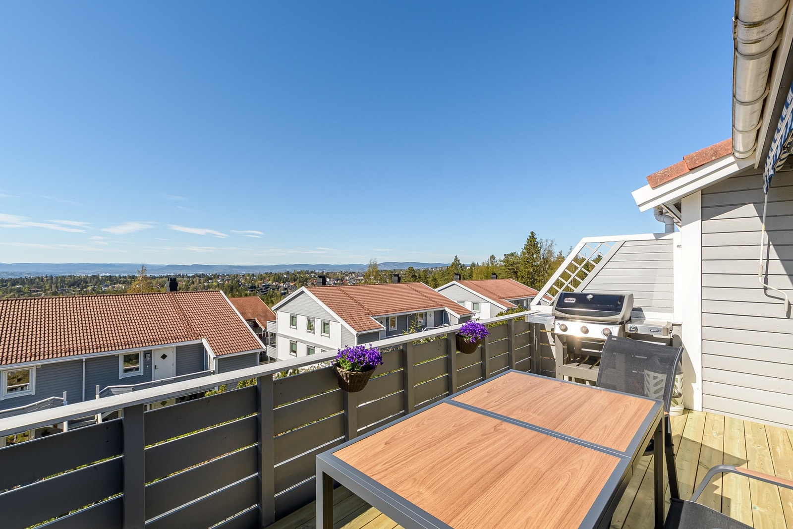 Her ser man helt til Oslofjorden Galleribilde