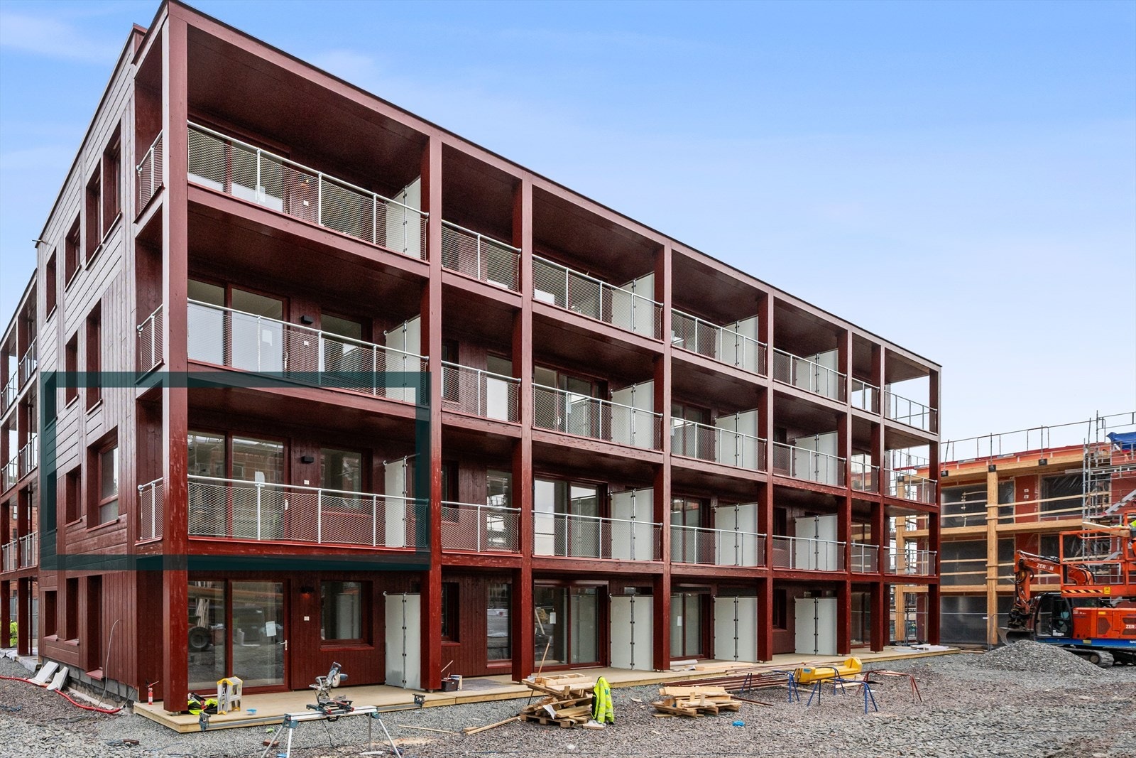 Omtrentlig plassering i bygget. Galleribilde
