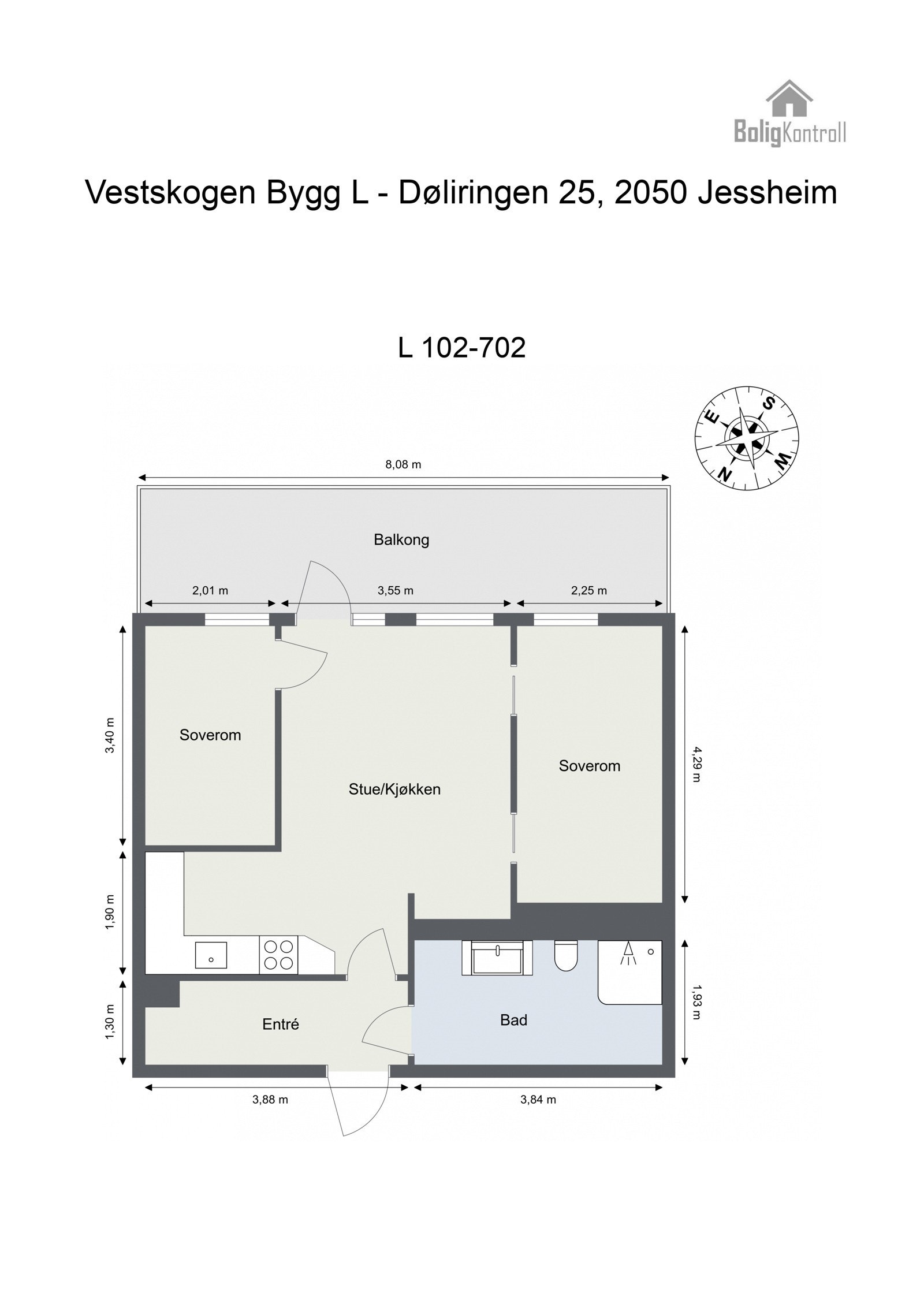 Plantegning - L602 Galleribilde